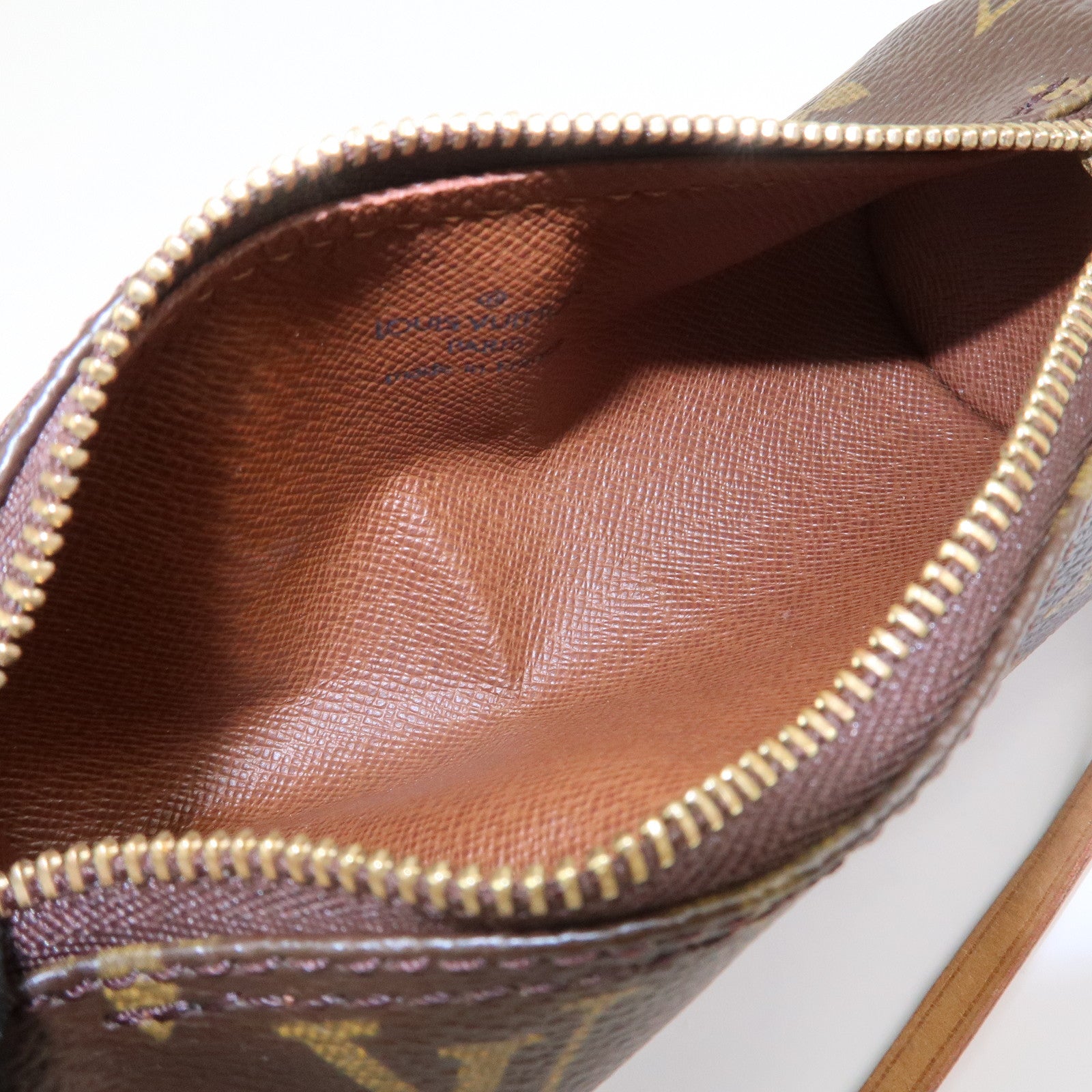 Louis Vuitton Monogram Set of 2  Mini Pouch for Papillon Bag Brown
