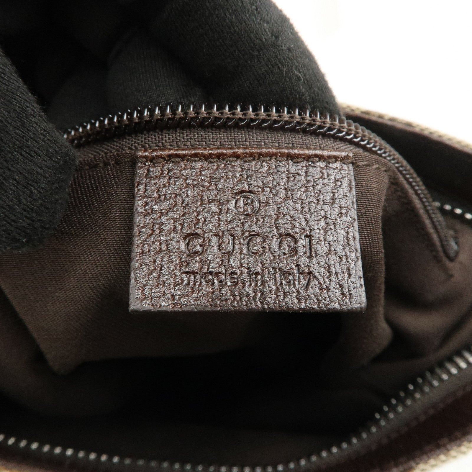 GUCCI GG Canvas Leather Shoulder Bag Crossbody Bag Beige 122793