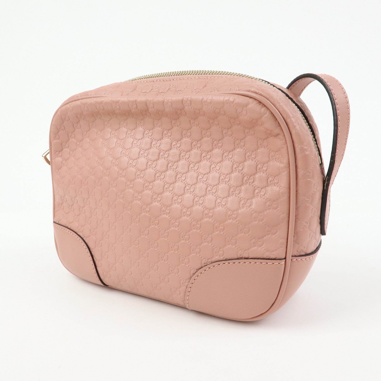 GUCCI Interlocking G Microguccissima Shoulder Bag Pink 449413