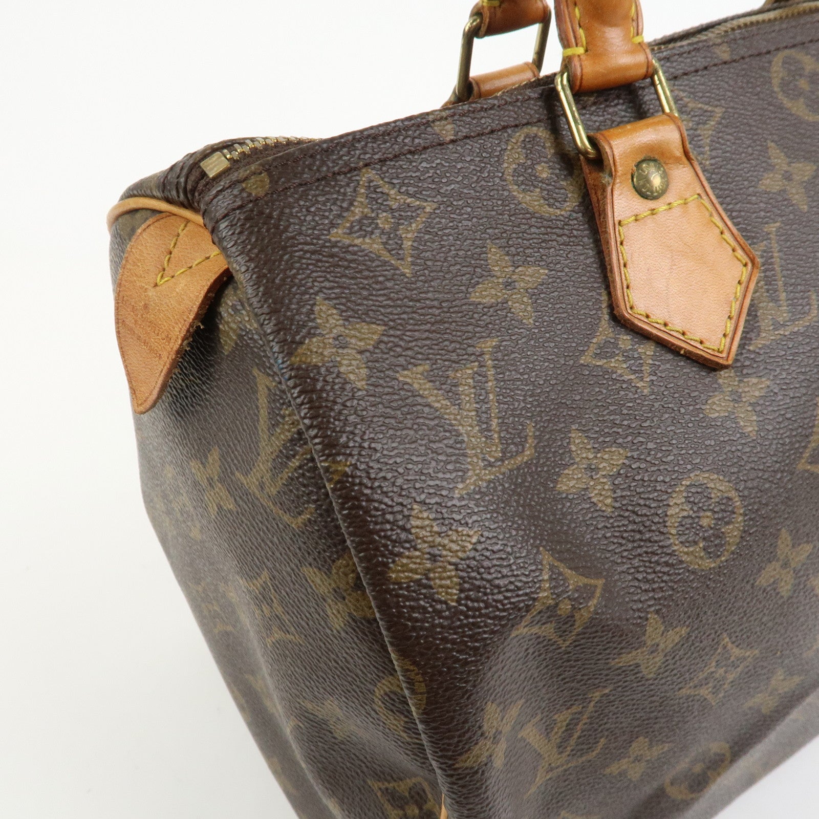 Louis Vuitton Monogram Speedy 30 Boston Bag Hand Bag Brown M41526