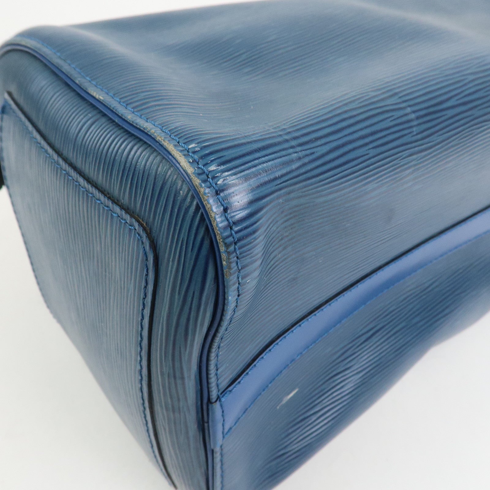 Louis Vuitton Epi Speedy 30 Hand Bag Boston Bag Toledo Blue M43005