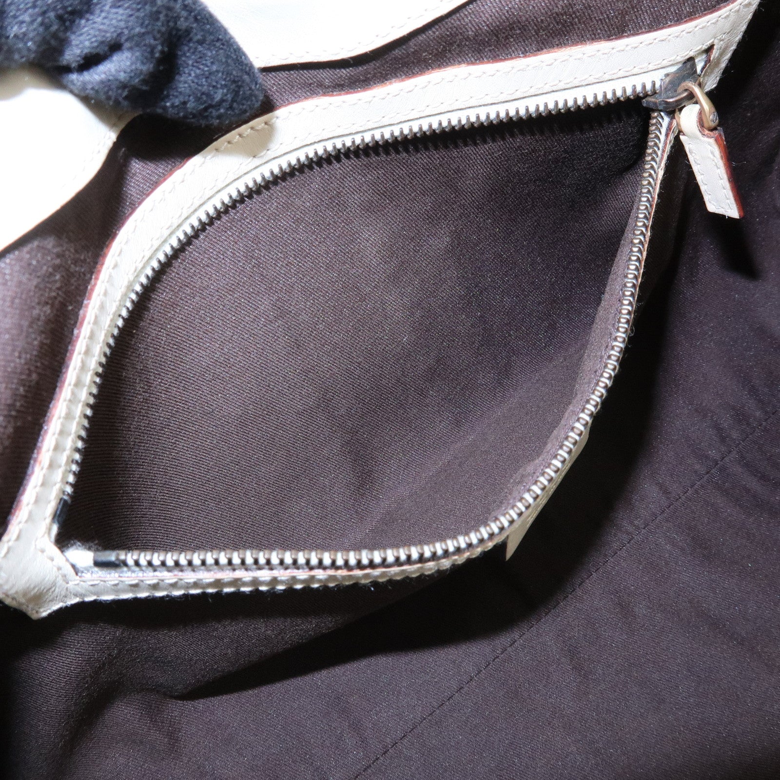 GUCCI New Jackie GG Canvas Leather Shoulder Bag Hand Bag 124407