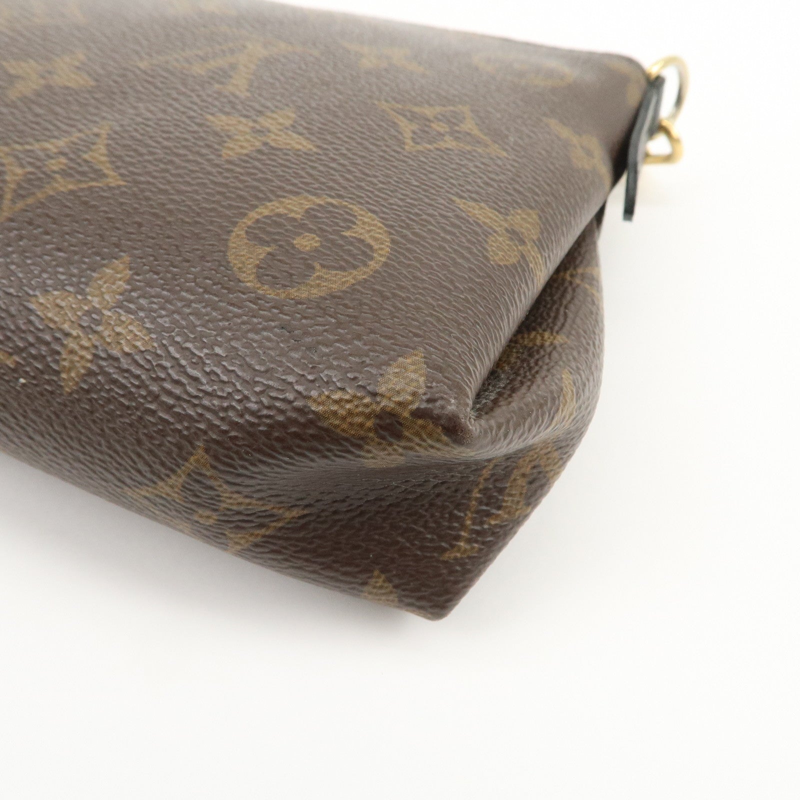 Louis Vuitton Monogram Pallas Clutch 2Way Shoulder Bag Noir M41639