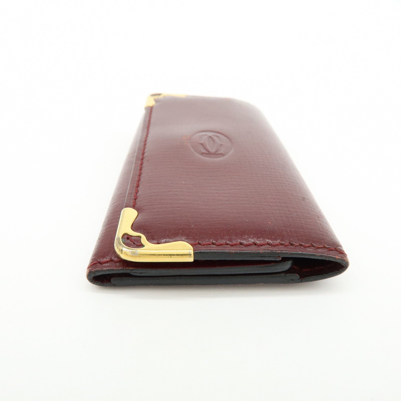 Cartier Must de Cartier Set of 3 Calf Skin Wallet 4Ring Key Case