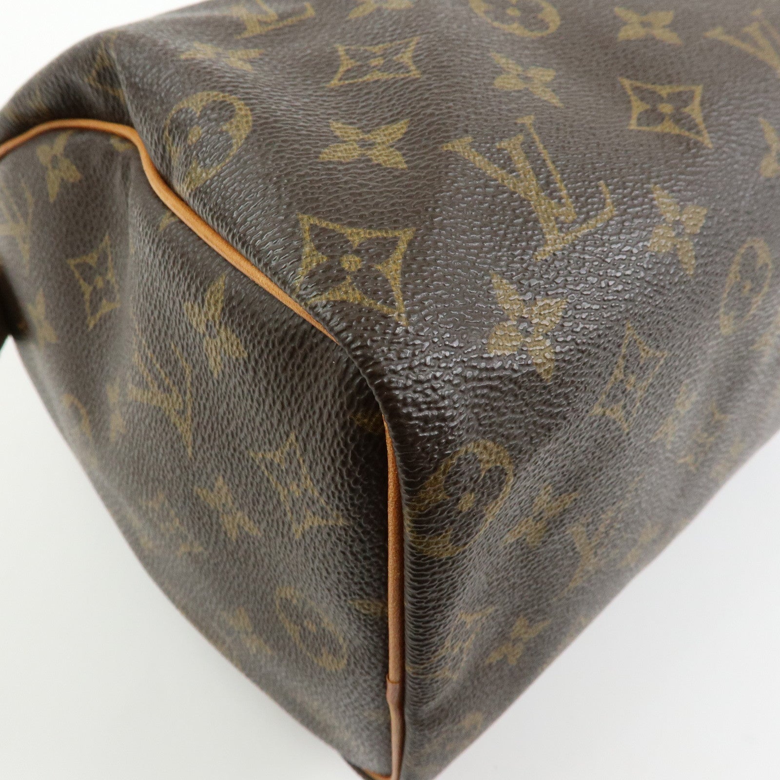 Louis Vuitton Monogram Speedy 25 Boston Bag Hand Bag Brown M41528