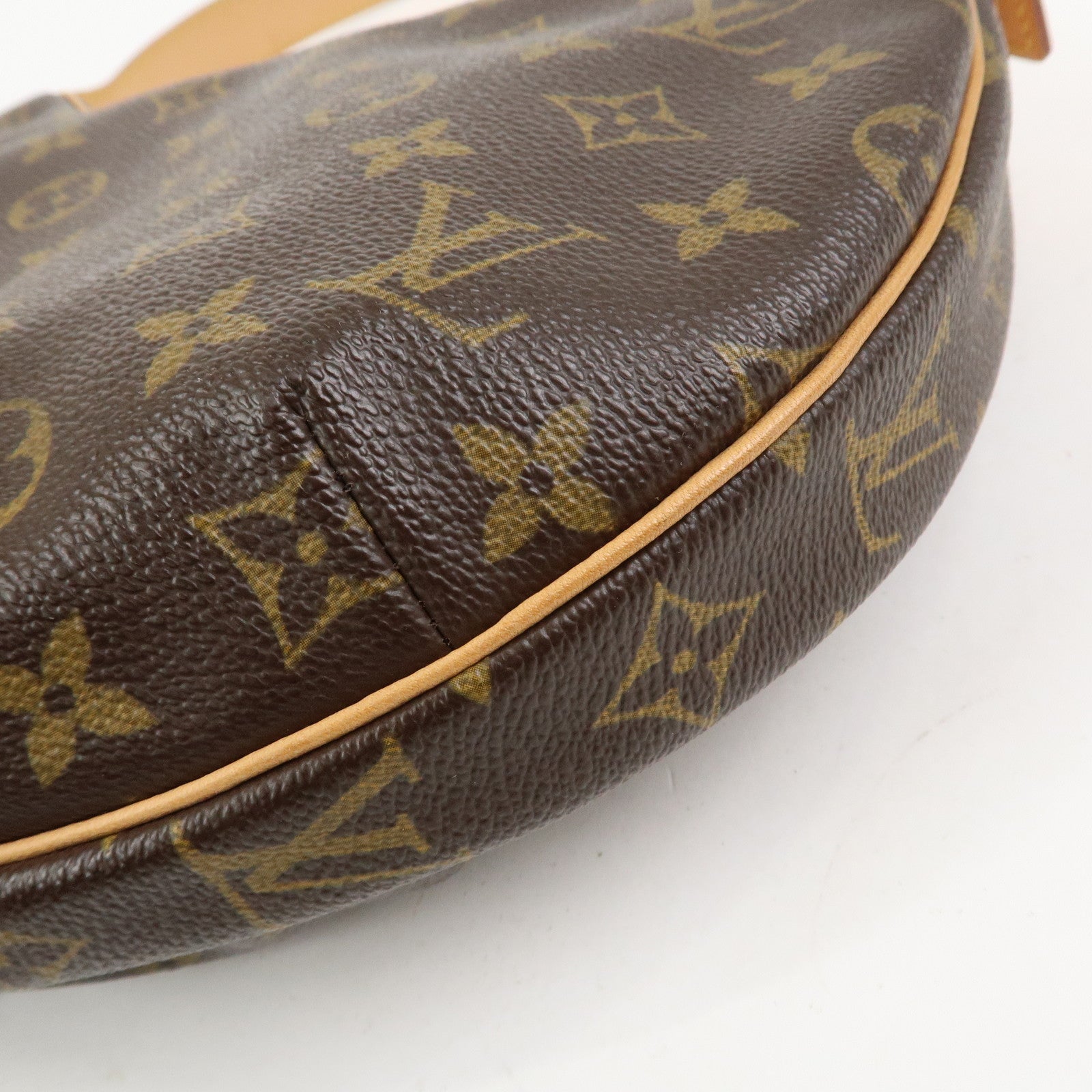 Louis Vuitton Monogram Croissant MM Shoulder Bag Brown M51512
