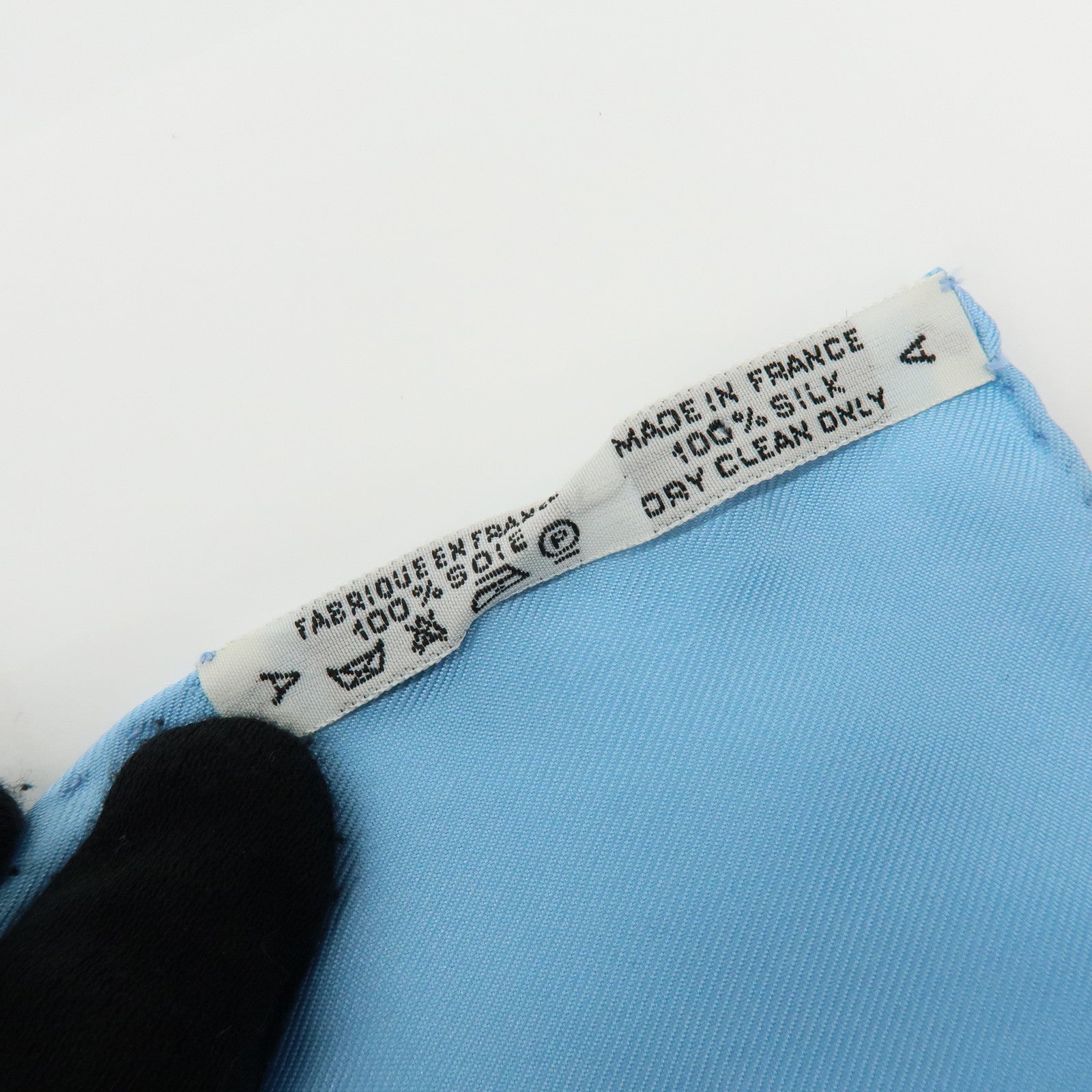 HERMES Carre 90 Silk 100% Scarf GRANDUNIFORM Light Blue Gold
