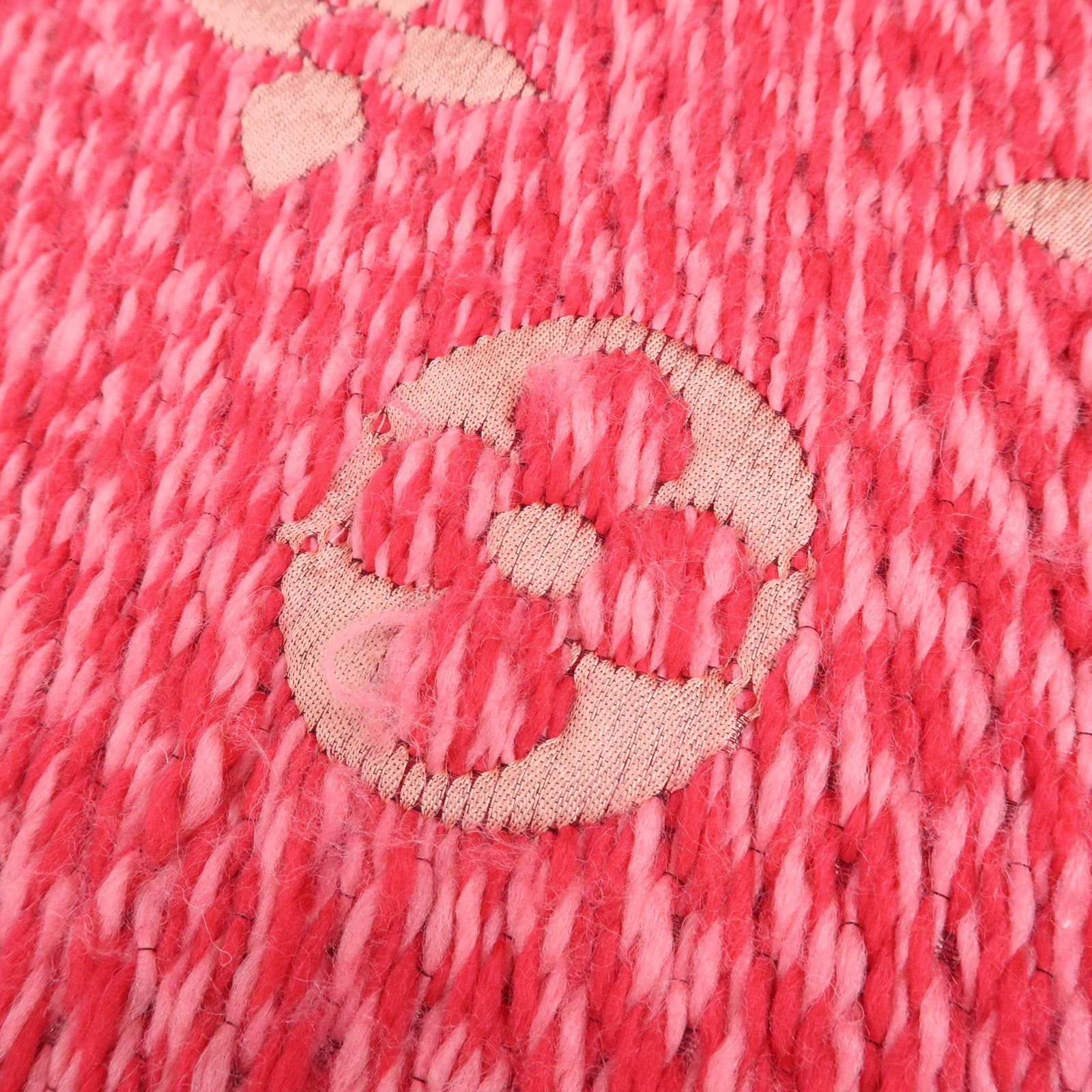 Louis Vuitton Monogram Wool Silk Scarf Echarpe Logomania M78706