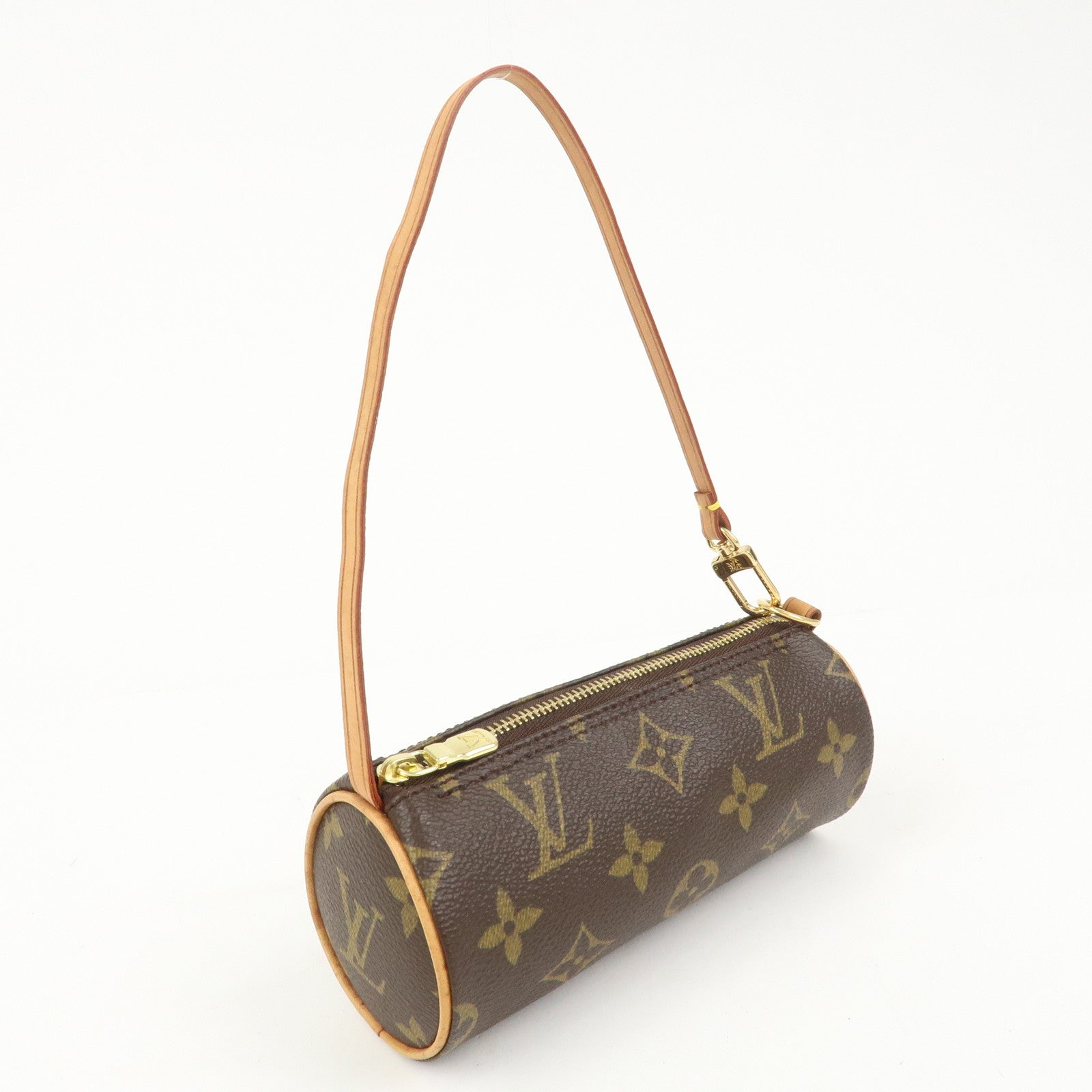 Louis Vuitton Monogram Mini Pouch for Papillon Bag Old Style Brown