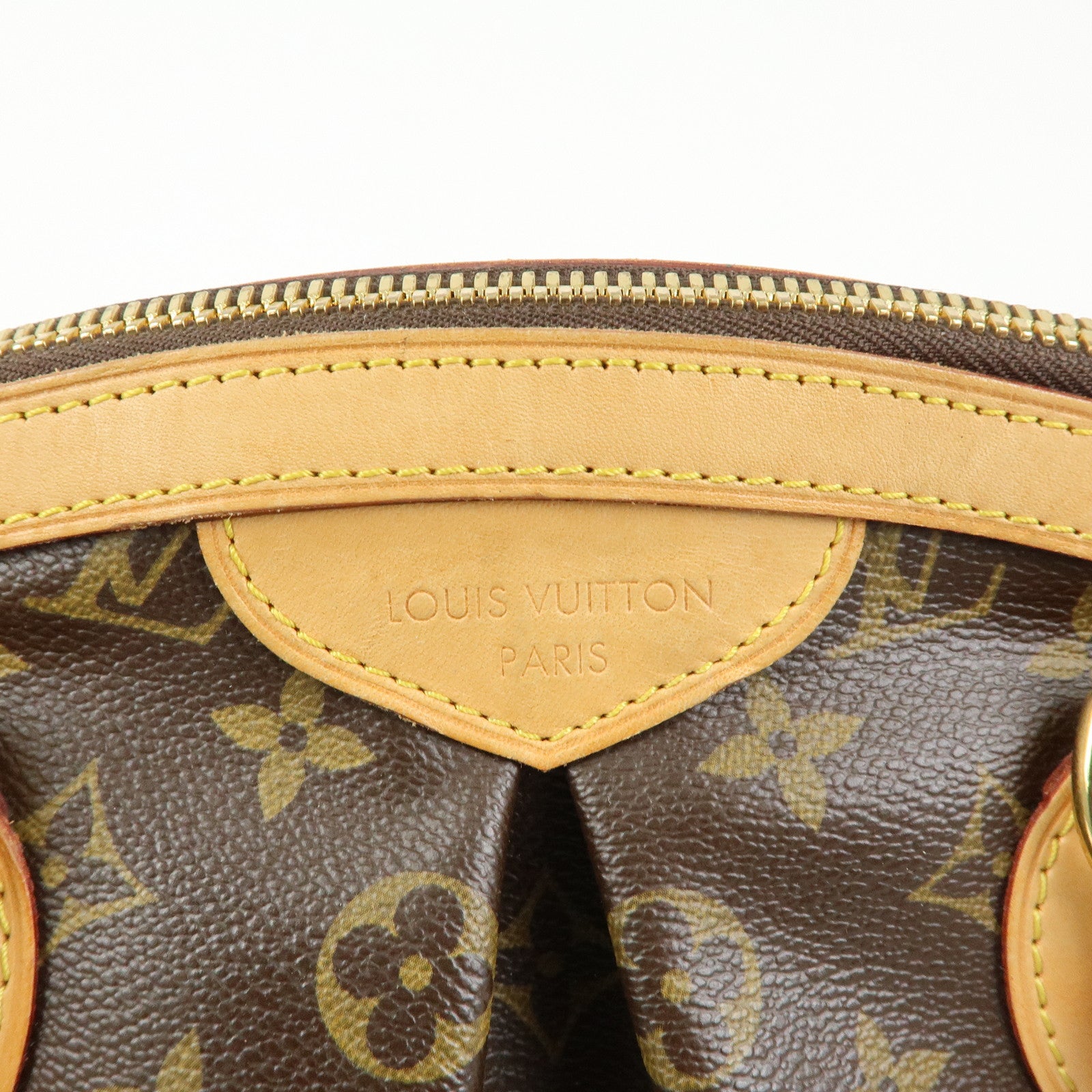 Louis Vuitton Monogram Tivoli PM Hand Bag Shoulder Bag Brown M40143