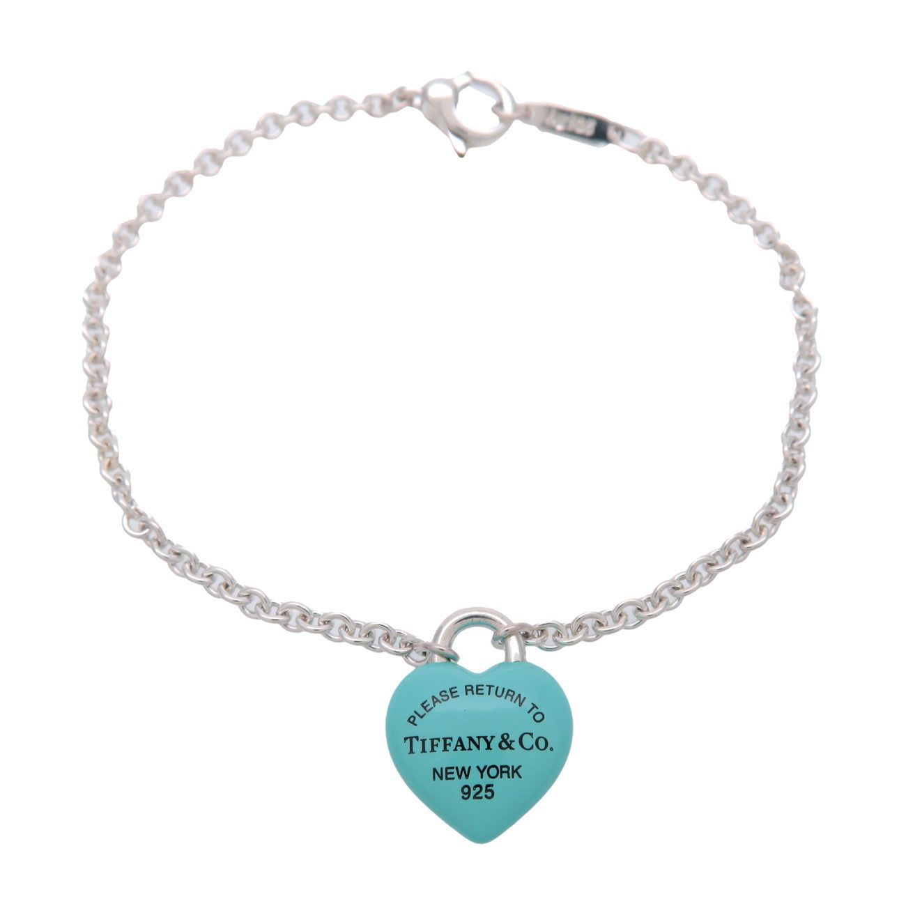 Tiffany & Co Return to Tiffany Full Heart Bracelet SV925 Blue