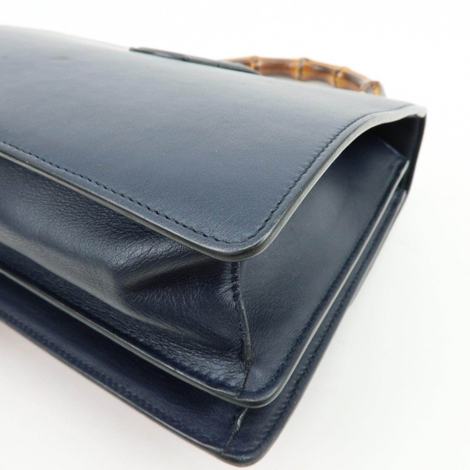 GUCCI Dionysus Bamboo Leather 2Way Bag Hand Bag Shoulder Bag 448075