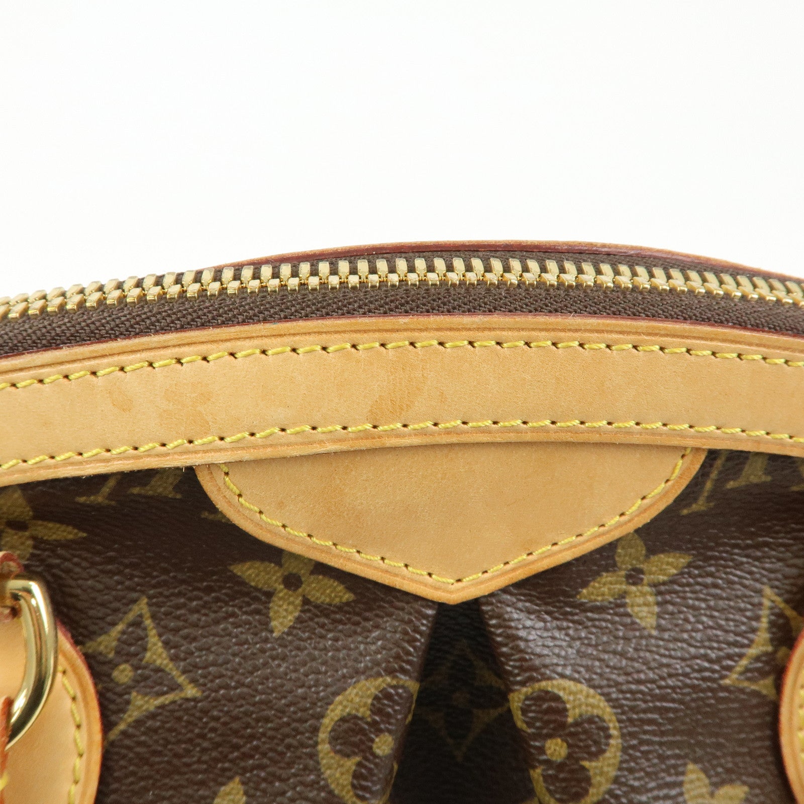 Louis Vuitton Monogram Tivoli PM Hand Bag Shoulder Bag Brown M40143