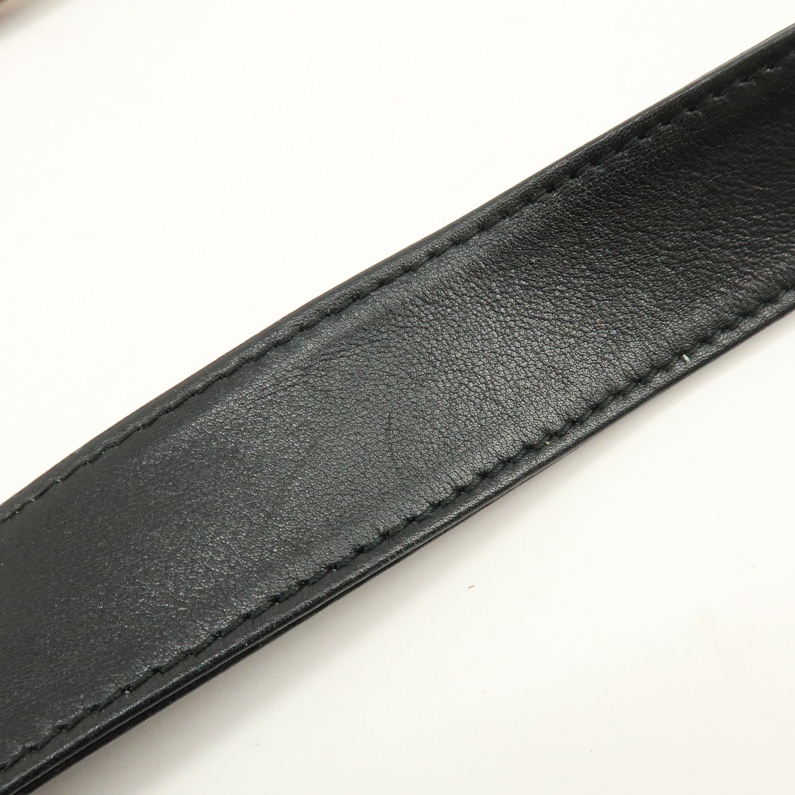 GUCCI Bamboo Leather 2Way Hand Shoulder Bag Black 001・2058・1577・0