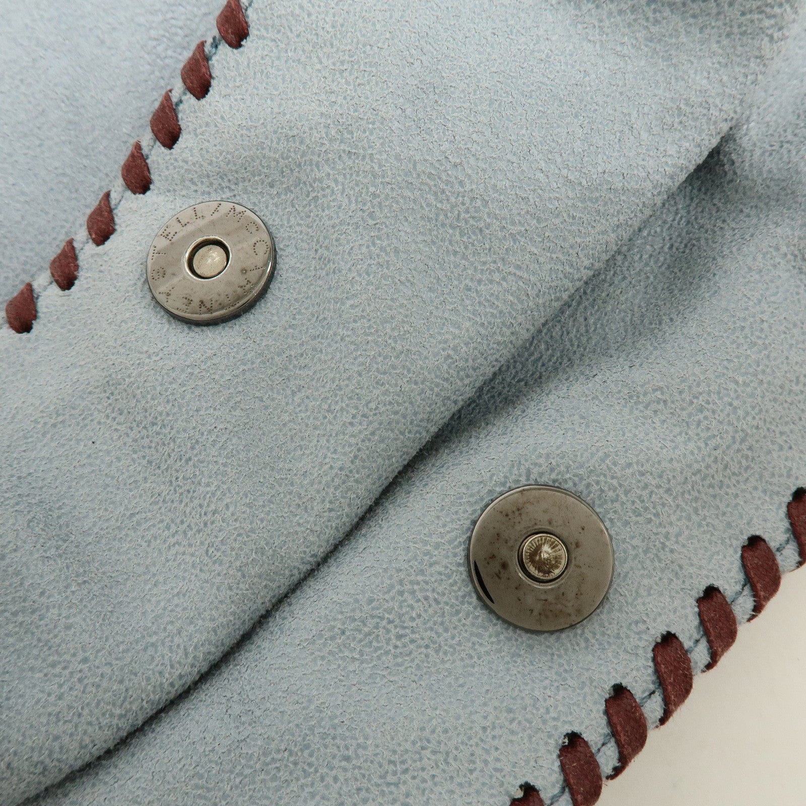 STELLA MCCARTNEY Falabella Tiny Faux Leather 2Way Bag Blue 371223