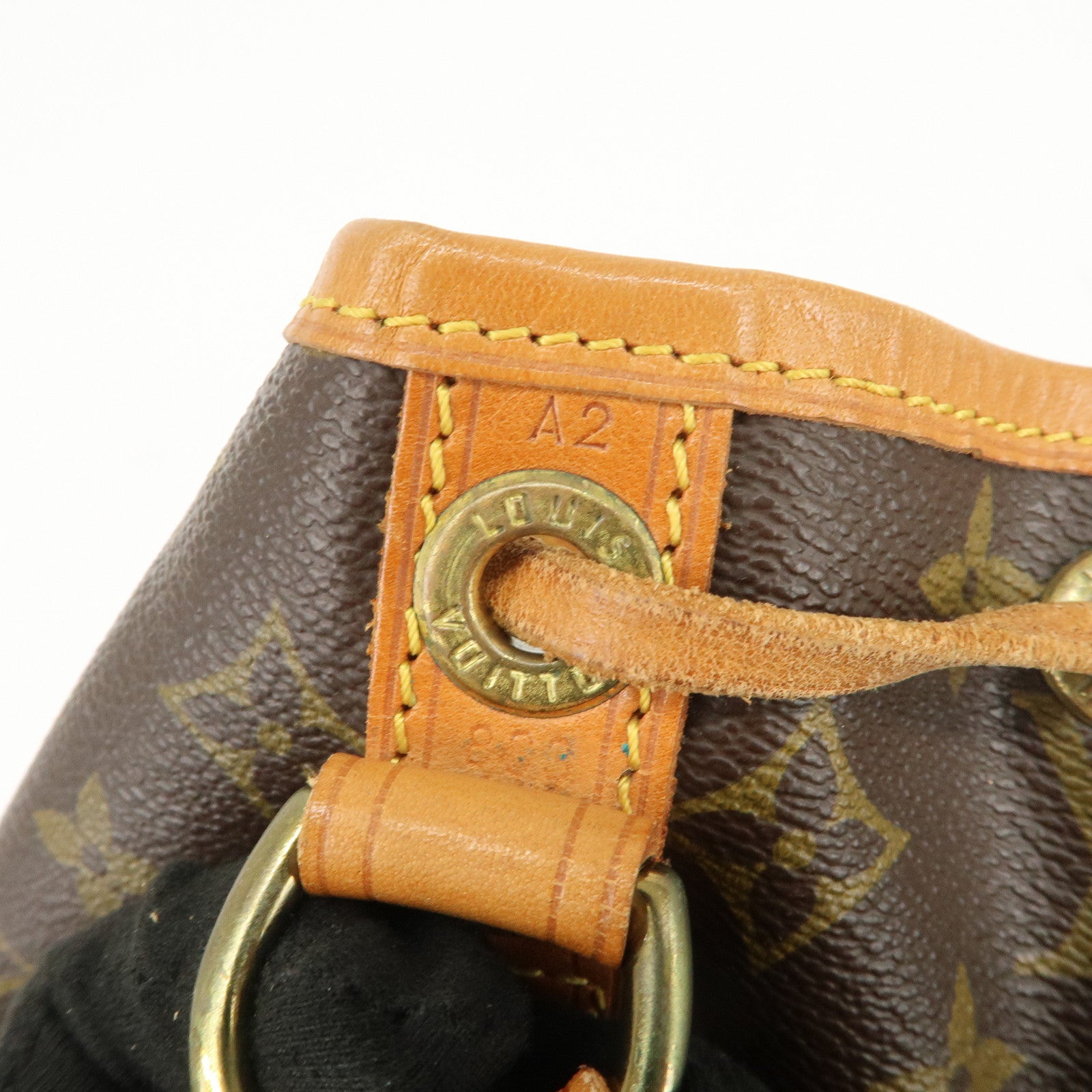 Louis Vuitton Monogram Petit Noe Shoulder Bag Brown M42226