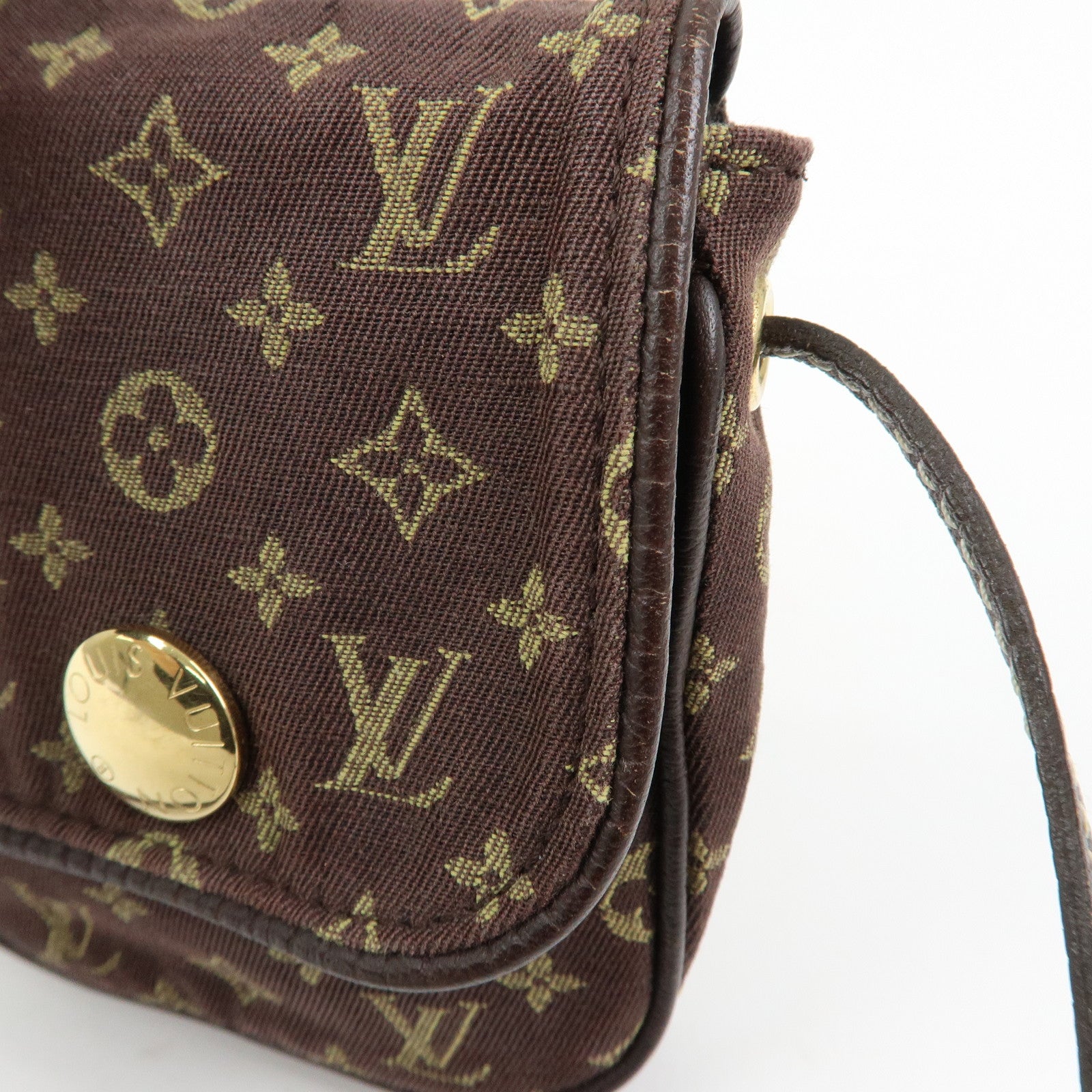 Louis Vuitton Monogram Mini Lin Pochette Cancun Ebene M95313