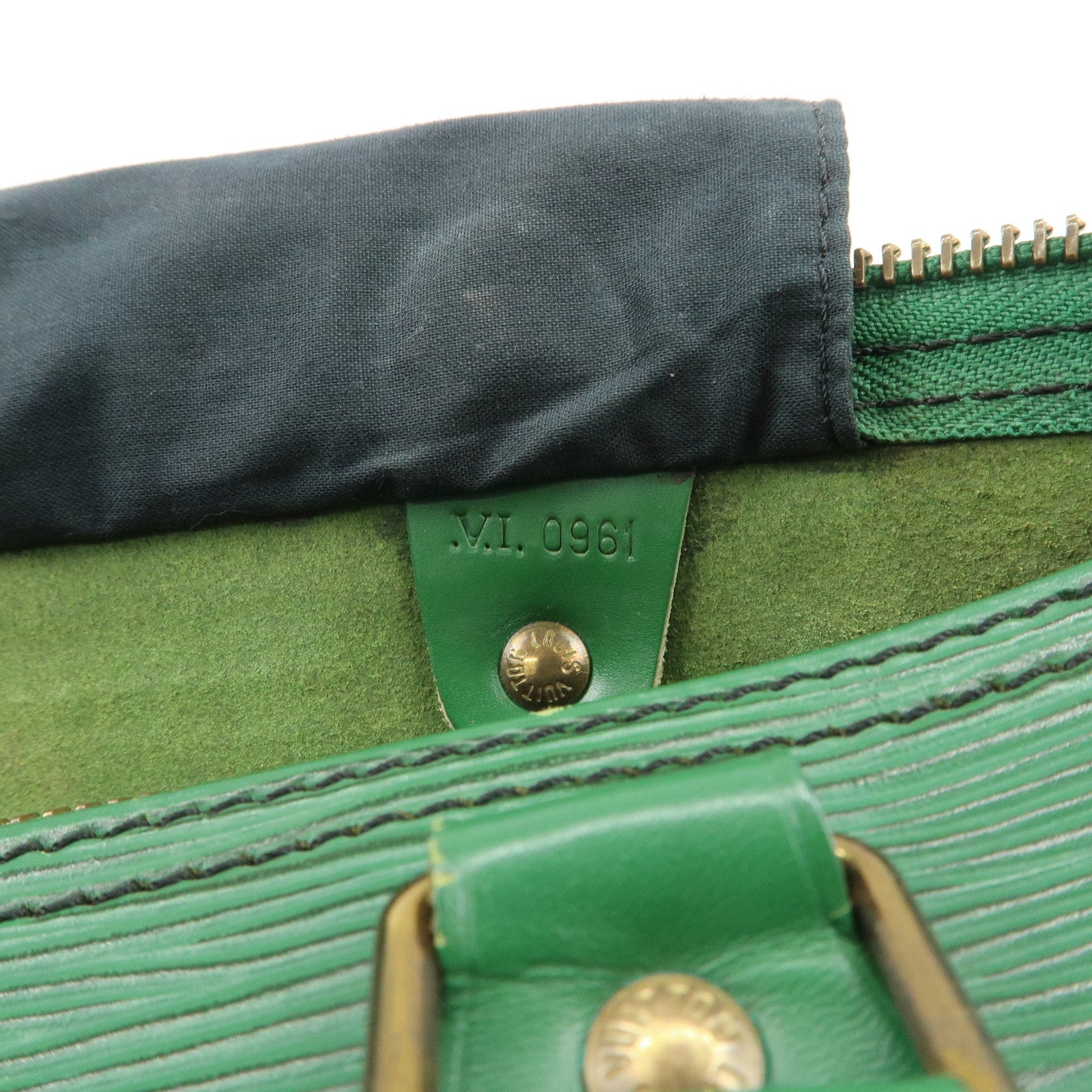 Louis Vuitton Epi Speedy 30 Boston Bag Hand Bag Borneo Green M43004