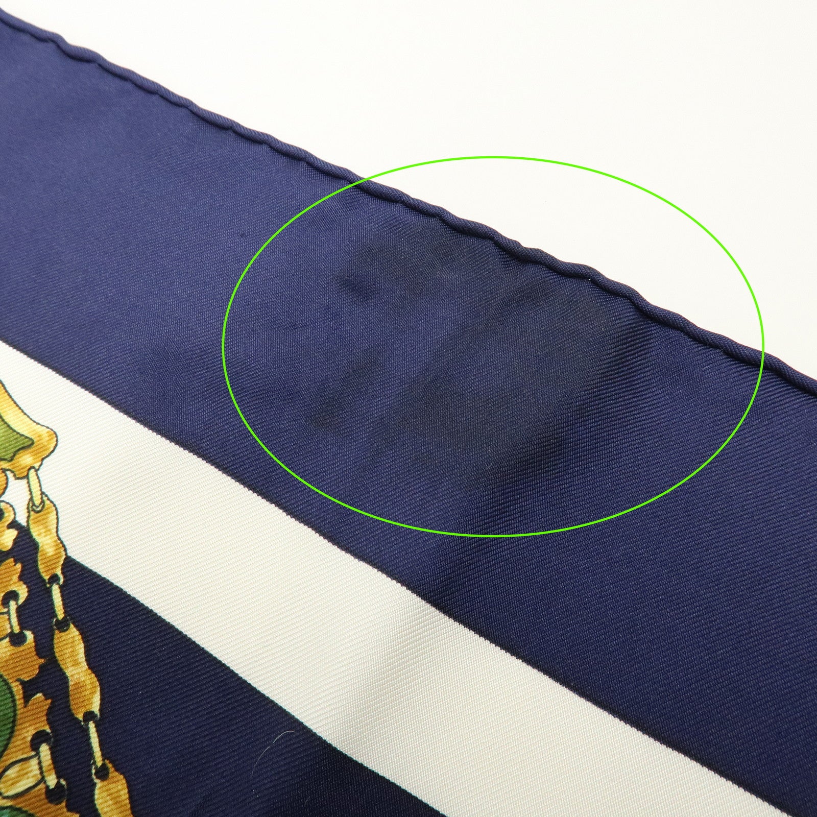 HERMES Carre90 Silk100% Parmi les fleurs je compte les heures Scarf