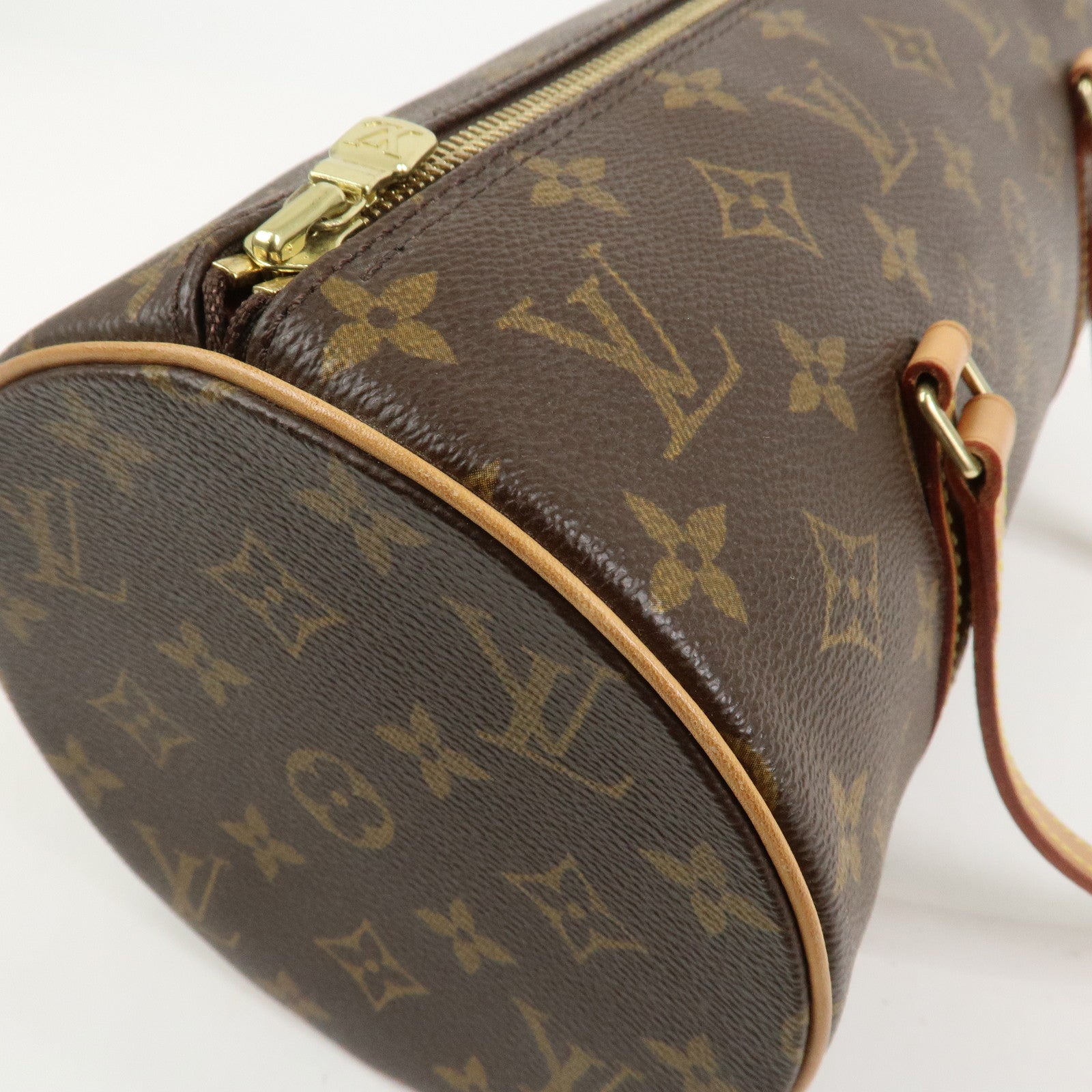 Louis Vuitton Monogram Papillon 30 Hand Bag New Style Brown M51385