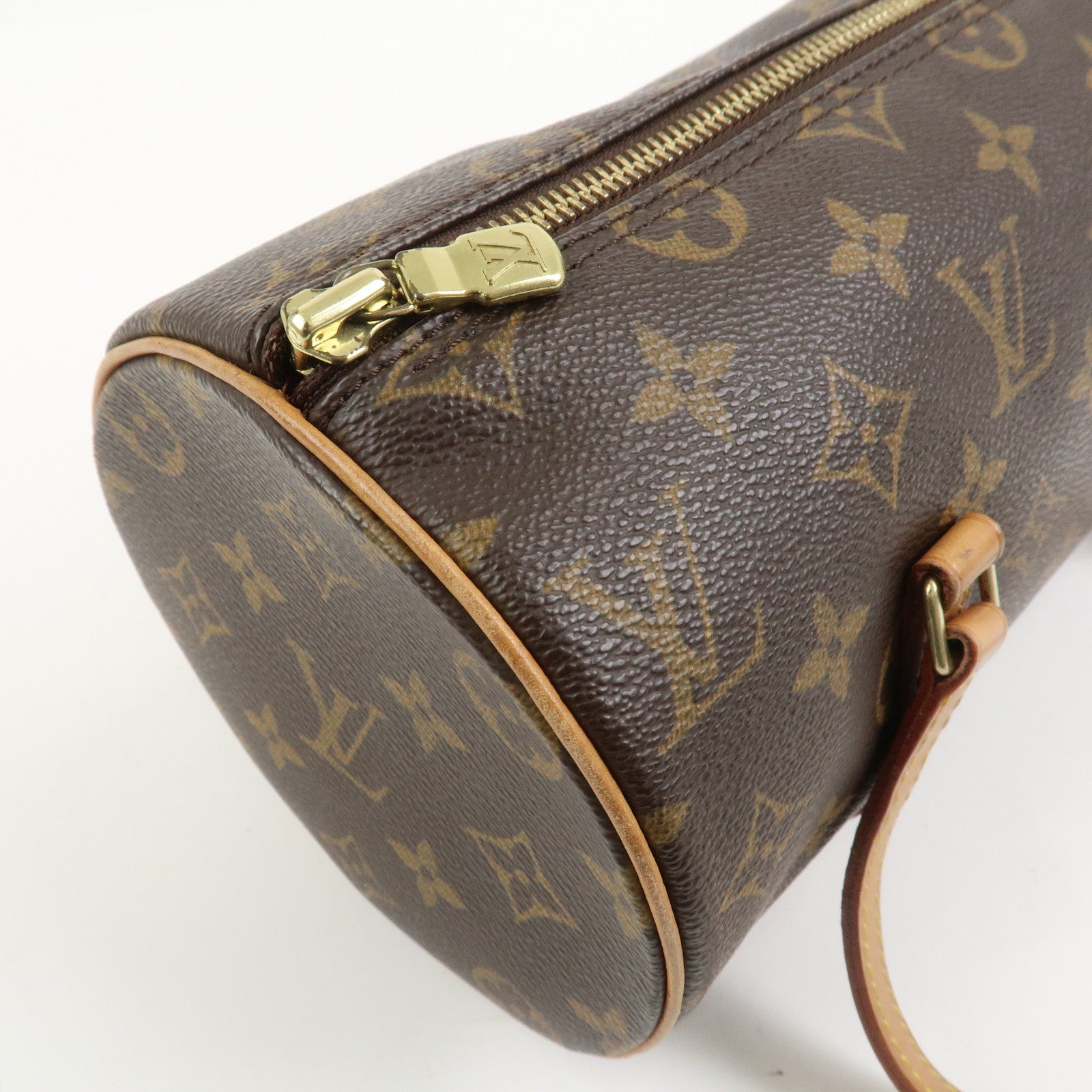 Louis Vuitton Monogram Papillon 26 Hand Bag Brown M51386