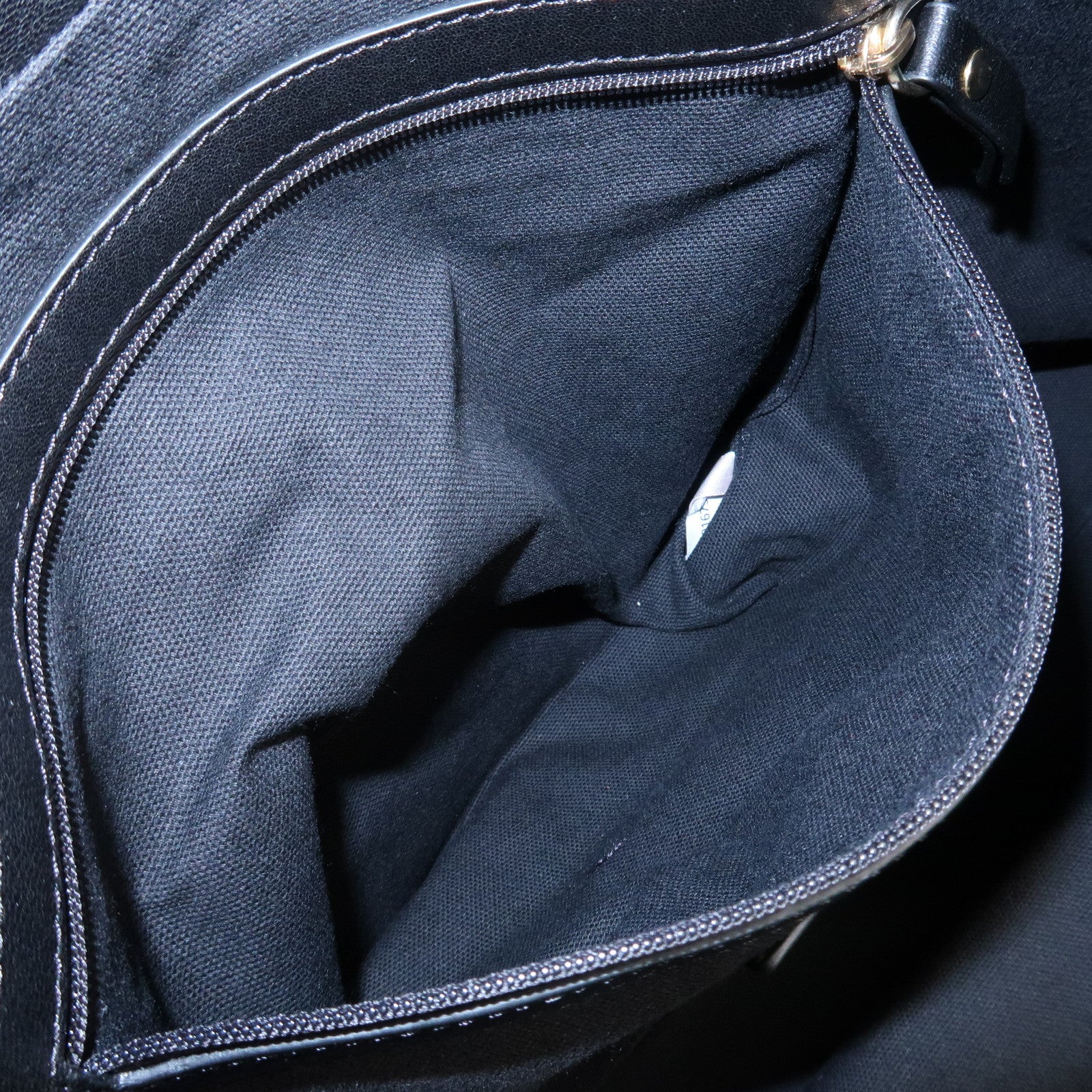 JIMMY CHOO Leather Star Studs Tote Bag Hand Bag Black Silver HDW Used