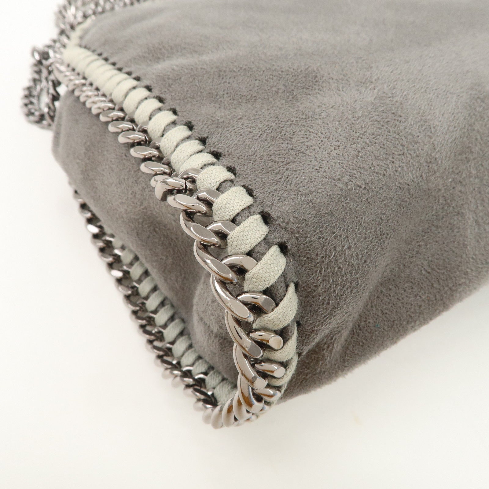 STELLA MCCARTNEY Polyester Falabella 2Way Bag Gray 371223