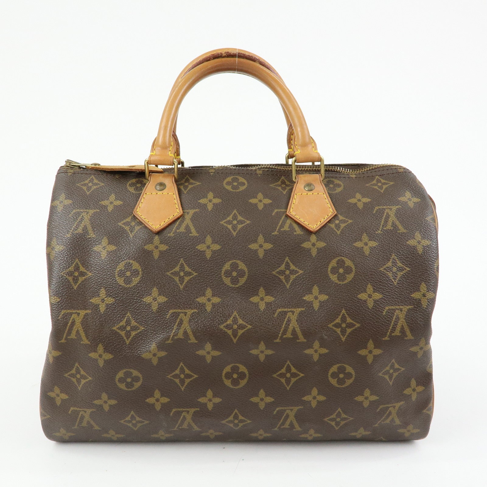 Louis Vuitton Monogram Speedy 30 Boston Bag Hand Bag Brown M41526