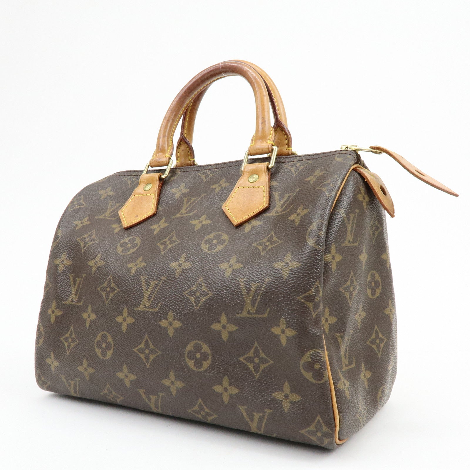 Louis Vuitton Monogram Speedy 25 Boston Bag Hand Bag Brown M41528