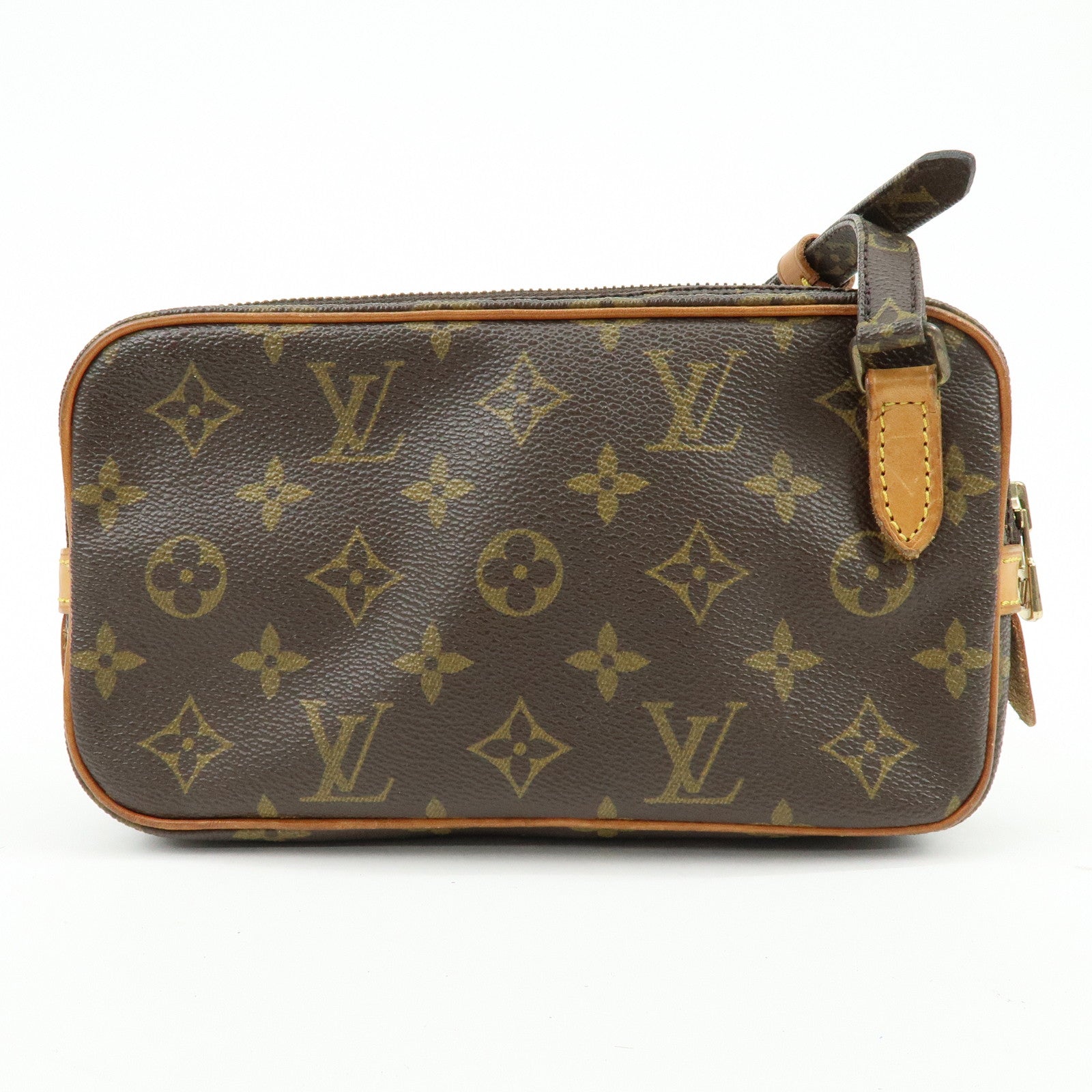 Louis Vuitton Monogram Pochette Marly Bandouliere Bag Brown M51828