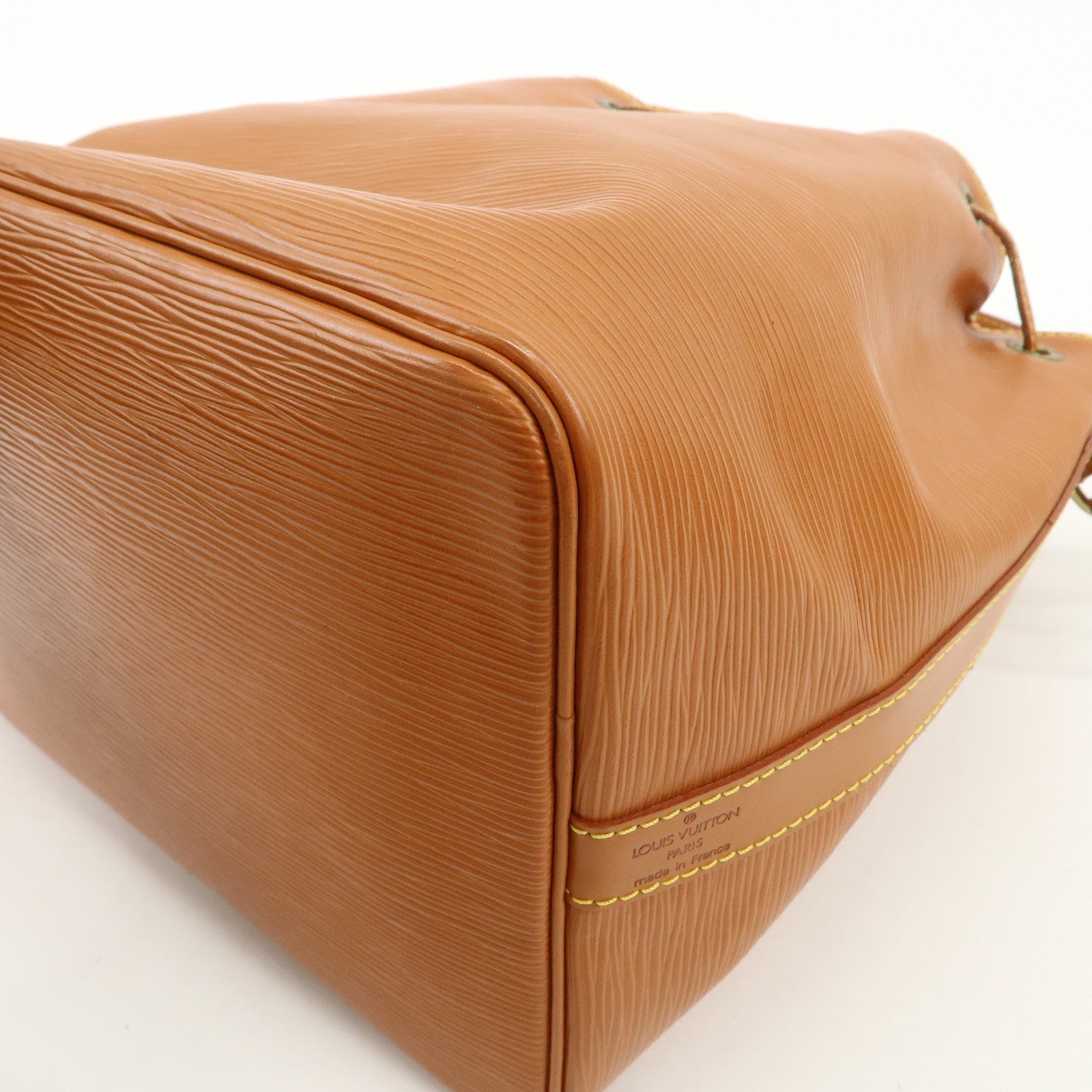 Louis Vuitton Epi Leather Petit Noe Shoulder Bag Zipang Gold M44108