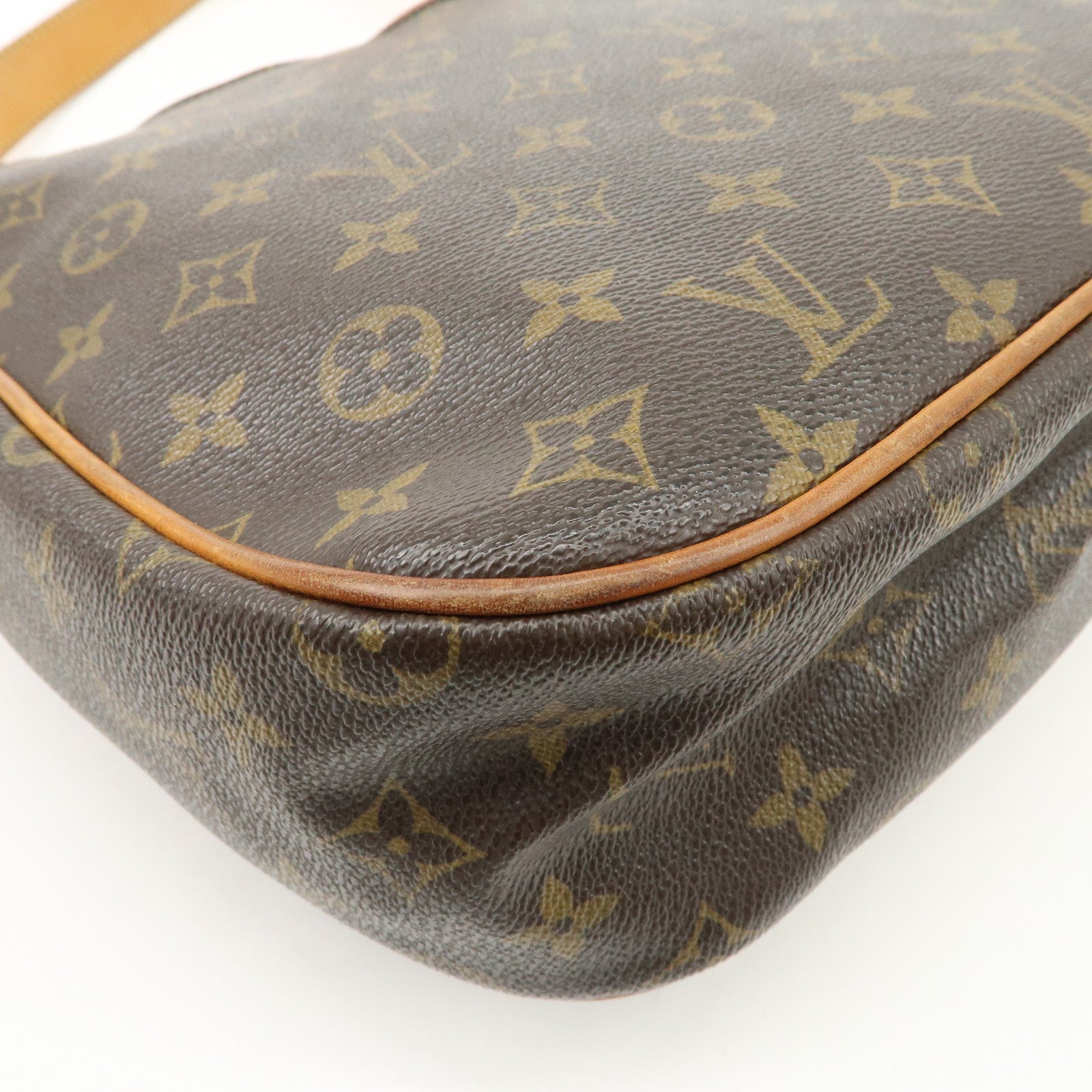 Louis Vuitton Monogram Hudson GM Shoulder Bag Brown M40045 Used