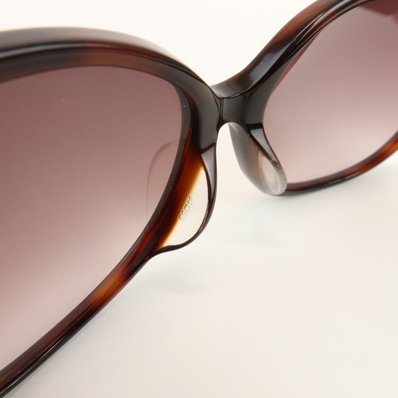 Ferragamo Gancini Plastic Sunglasses Brown SF713SA 214 130