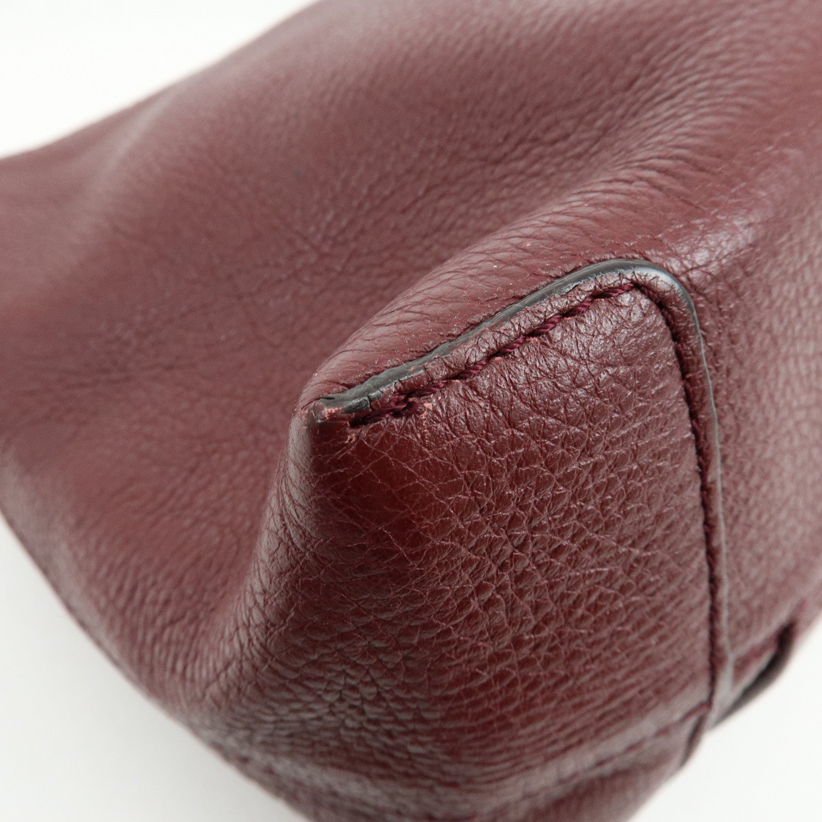 Chloe See By Chloe Joan Suede Leather 2Way Shoulder Bag Bordeaux