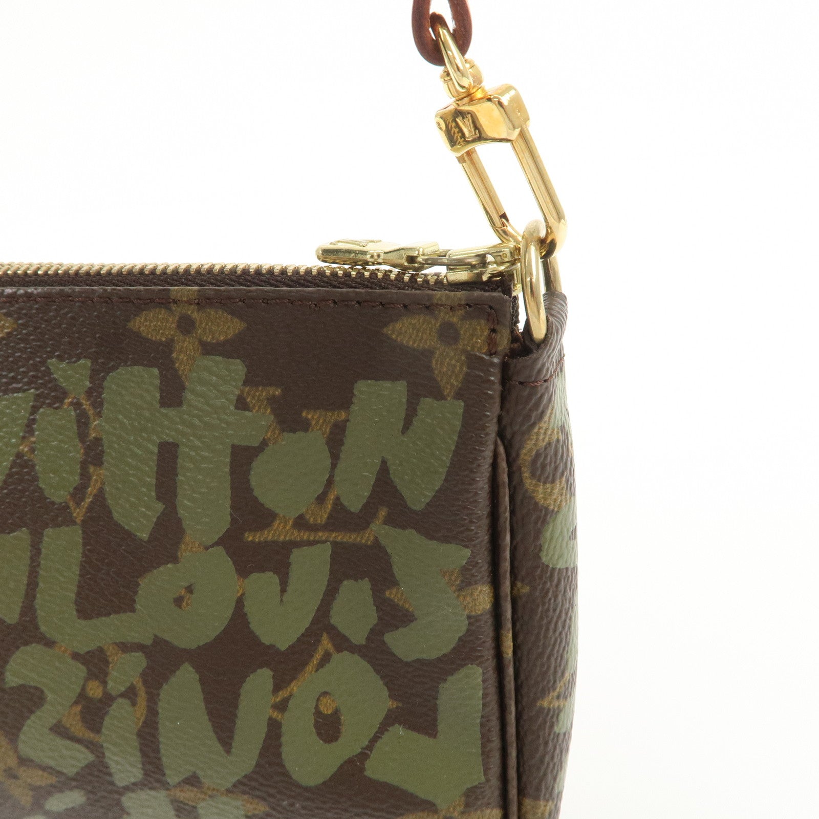 Louis Vuitton Monogram Graffiti Pochette Accessoires HandBag M92191