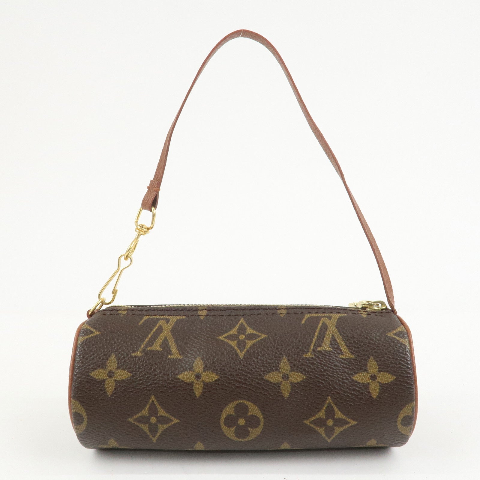 Louis Vuitton Monogram Mini Pouch for Papillon Bag Old Style Brown