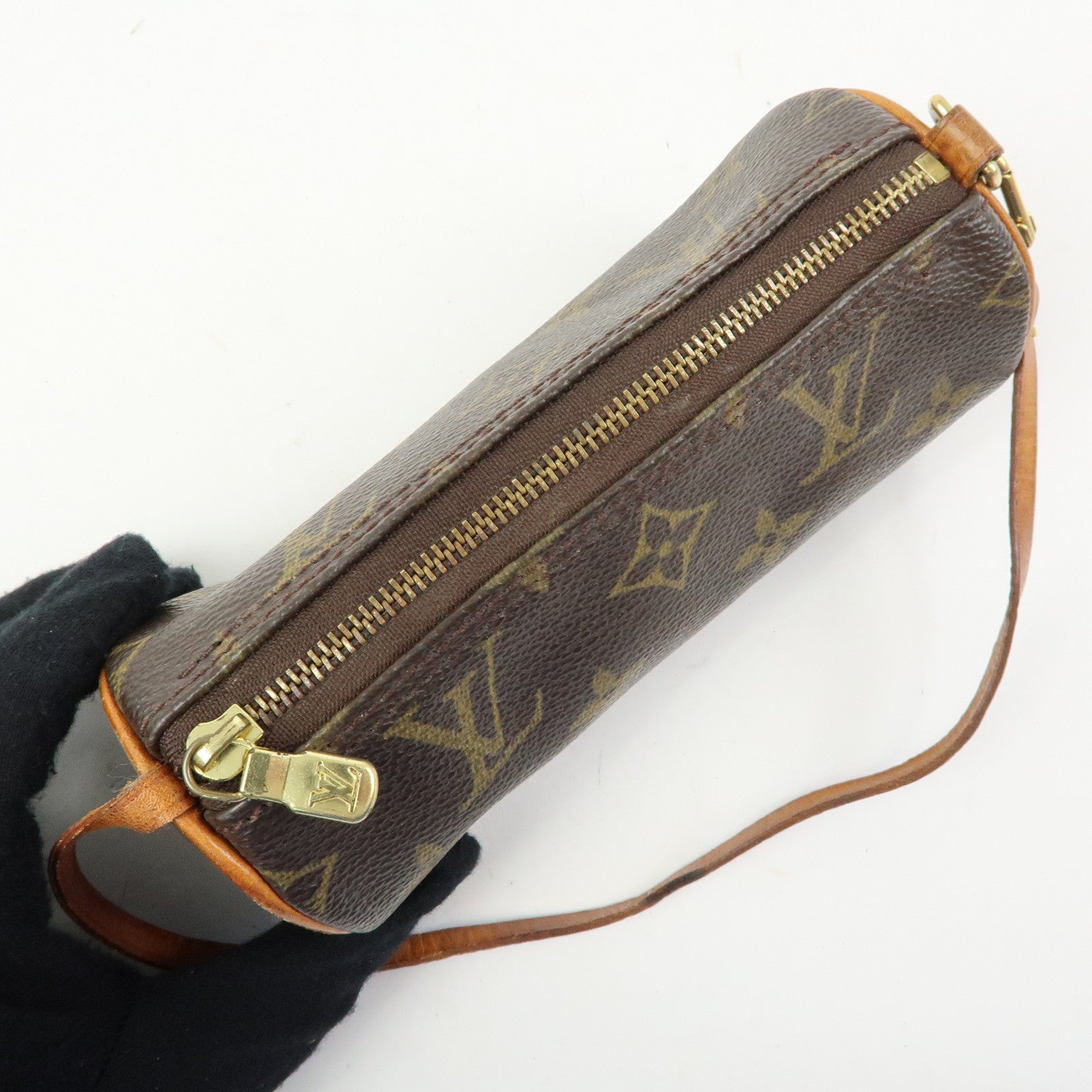 Louis Vuitton Monogram Mini Pouch for Papillon Bag Brown