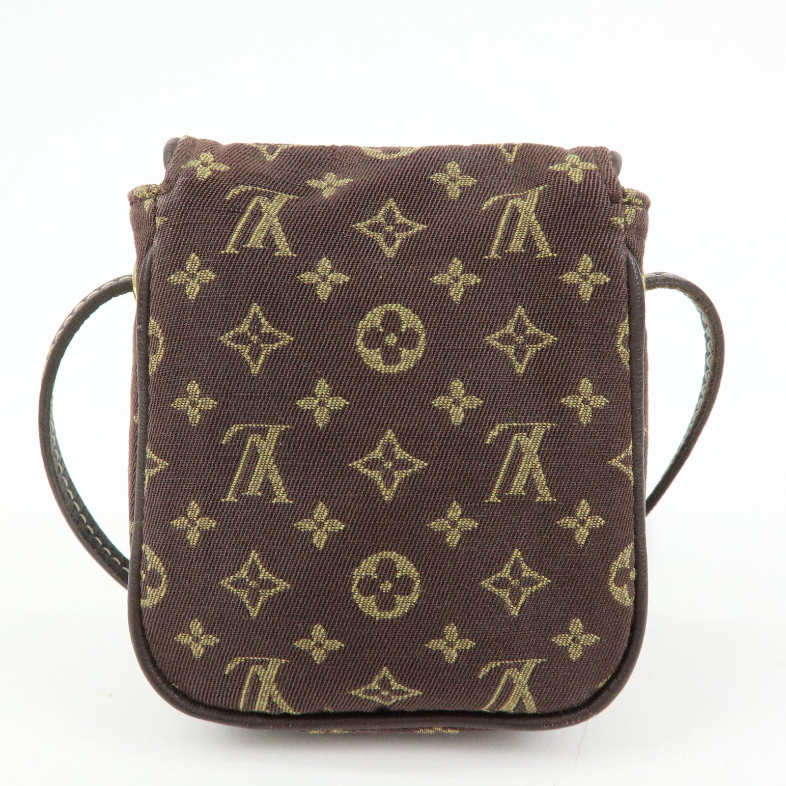 Louis Vuitton Monogram Mini Lin Pochette Cancun Ebene M95313