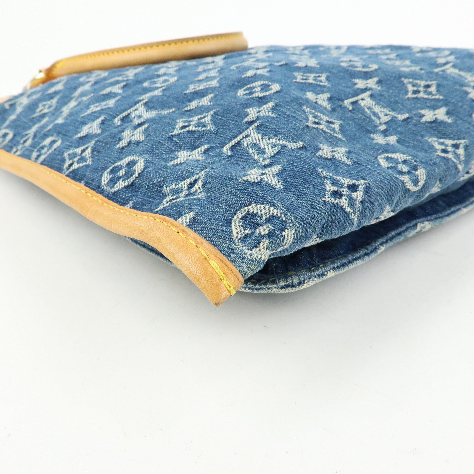 Louis Vuitton Monogram Denim Flat Shopper Tote Bag M95018