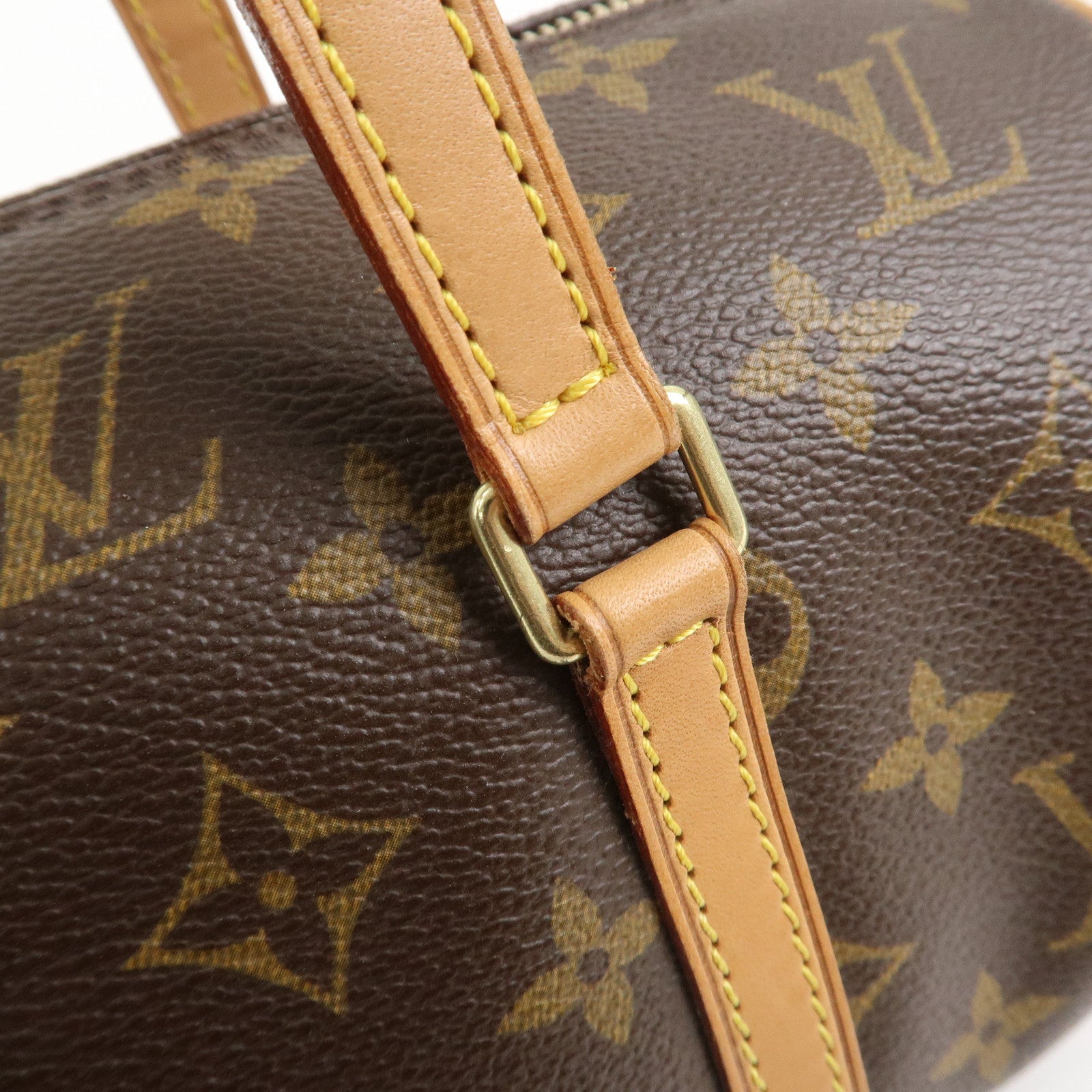 Louis Vuitton Monogram Papillon 30 Hand Bag New Style Brown M51385