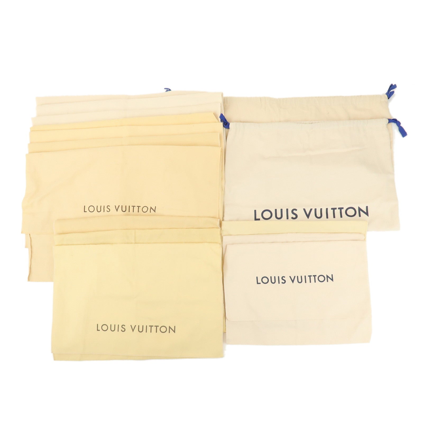 Louis Vuitton Set of 15 Dust Bag Storage Bag Flap Drawstring Style