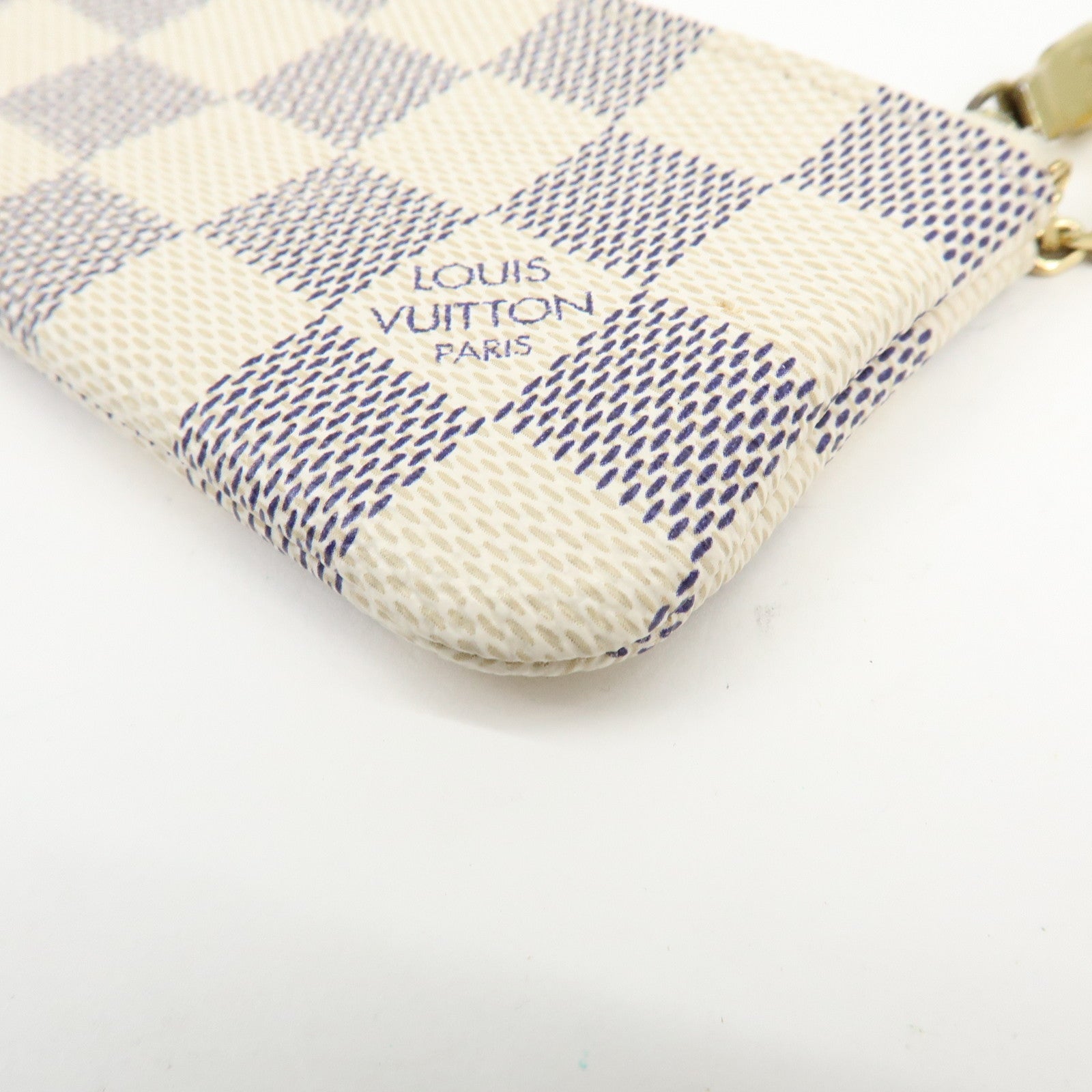 Louis Vuitton Damier Azur Pochette Cles Coin Case N62659