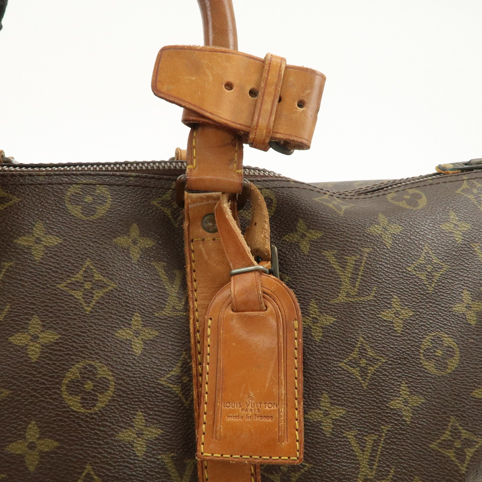 Louis Vuitton Monogram Keep All 45 Boston Bag Brown M41428