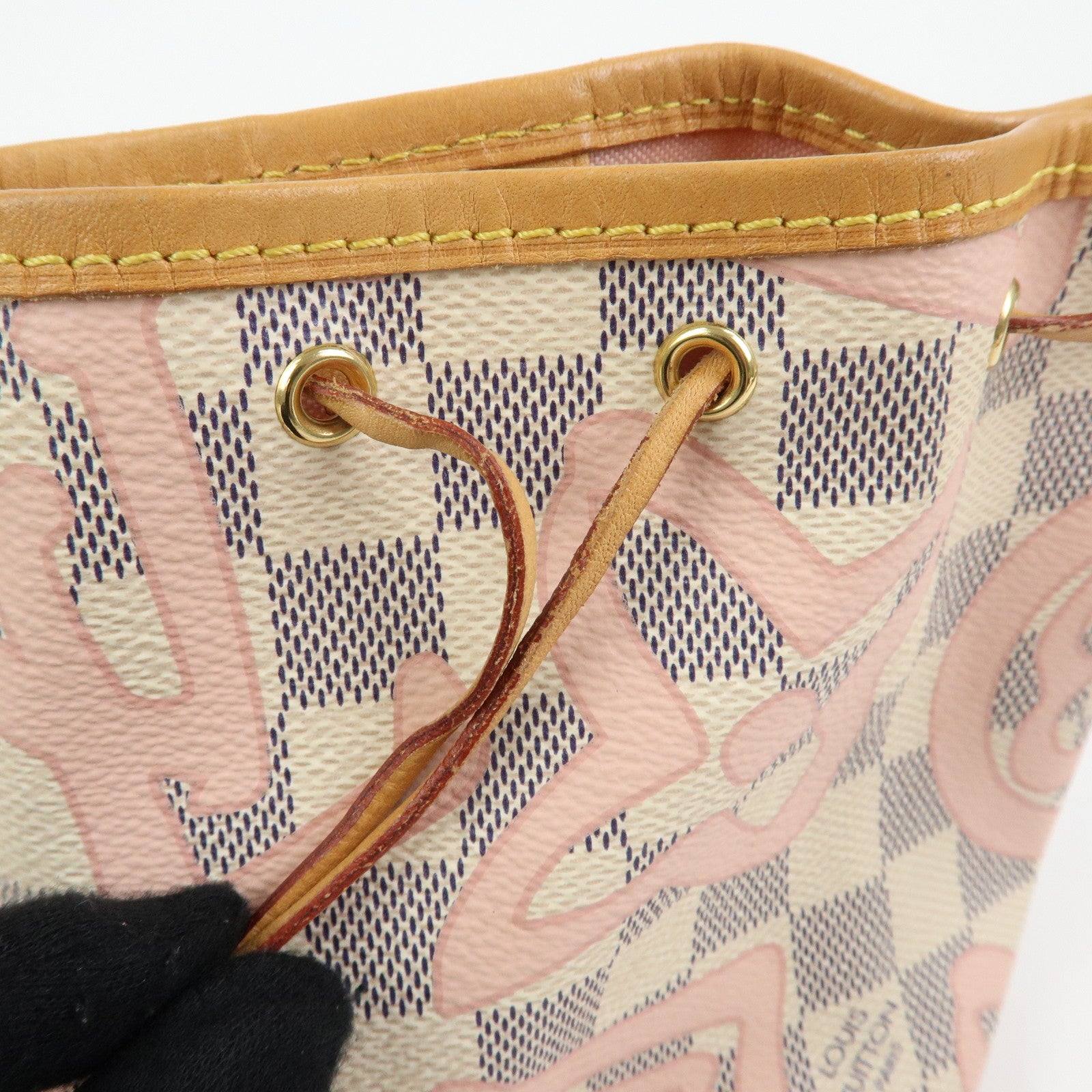 Louis Vuitton Damier Azur Tahiti Nano Noe Shoulder Bag N60052