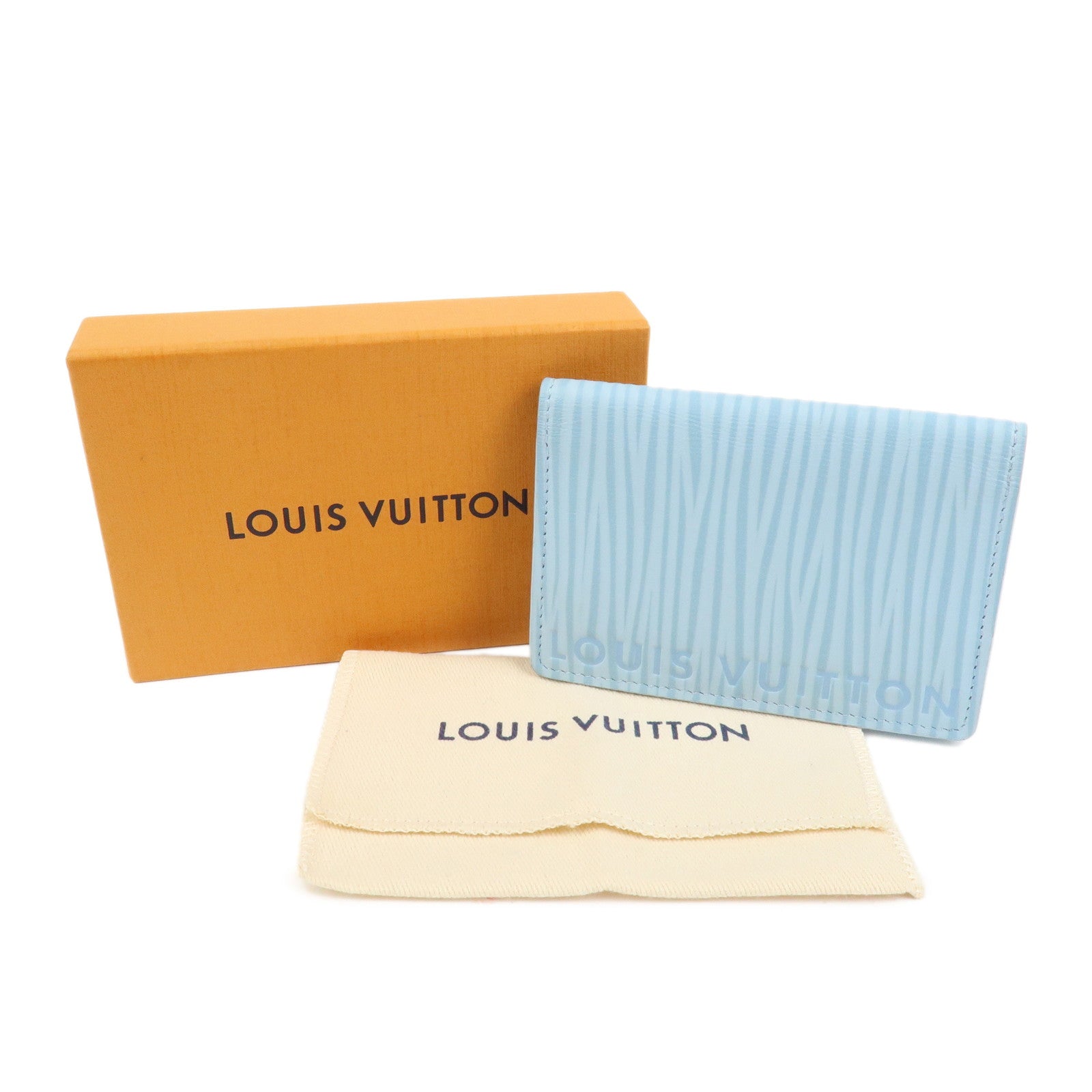 Louis Vuitton Epi XL Organizer de Poche Card Case Sky Blue M83433