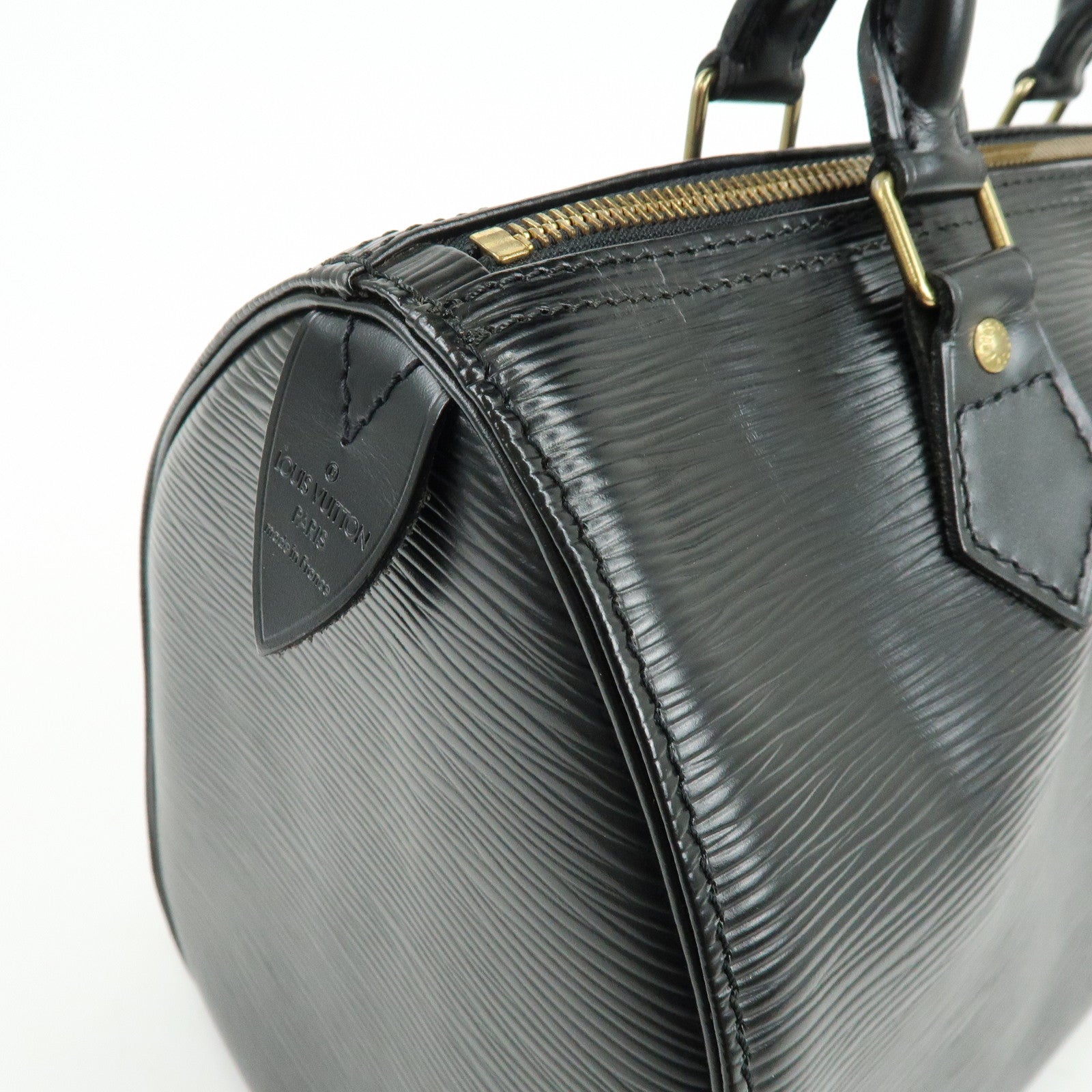 Louis Vuitton Epi Speedy 25 Hand Bag Boston Bag Noir M59032