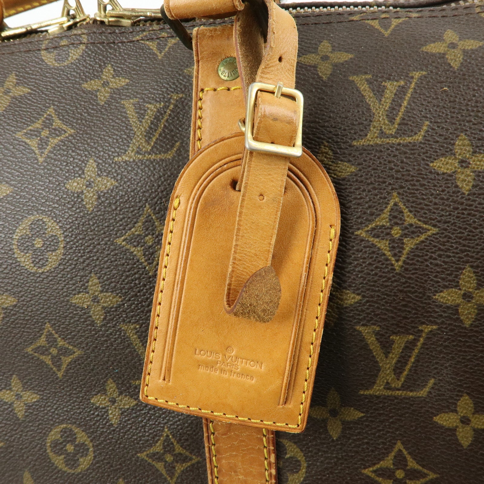 Louis Vuitton Monogram Keep All Bandouliere 50 Boston Bag M41416