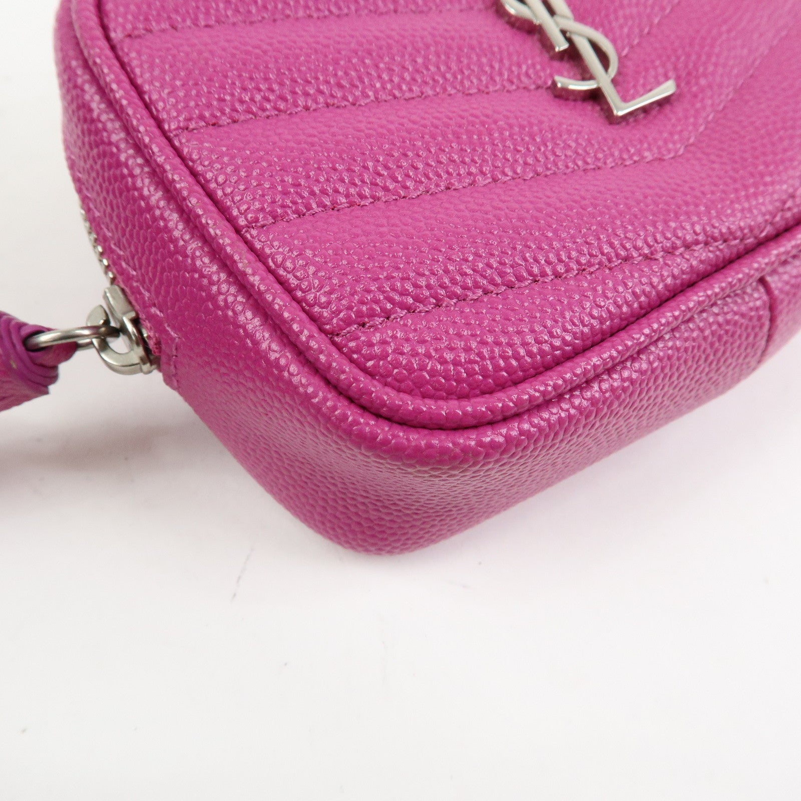 SAINT LAURENT PARIS Cassandra Leather Baby Lou Camera Bag 635088