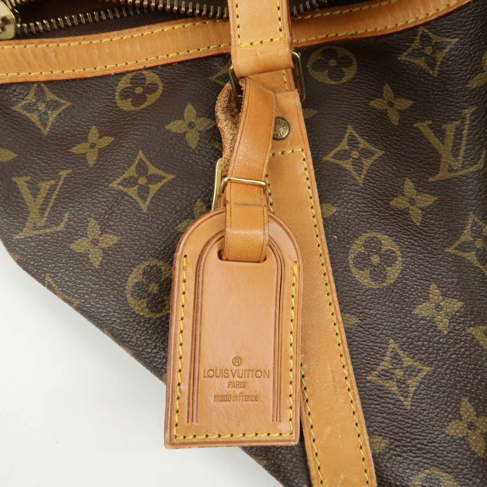 Louis Vuitton Monogram Sac Souple 35 Boston Bag Brown M41626