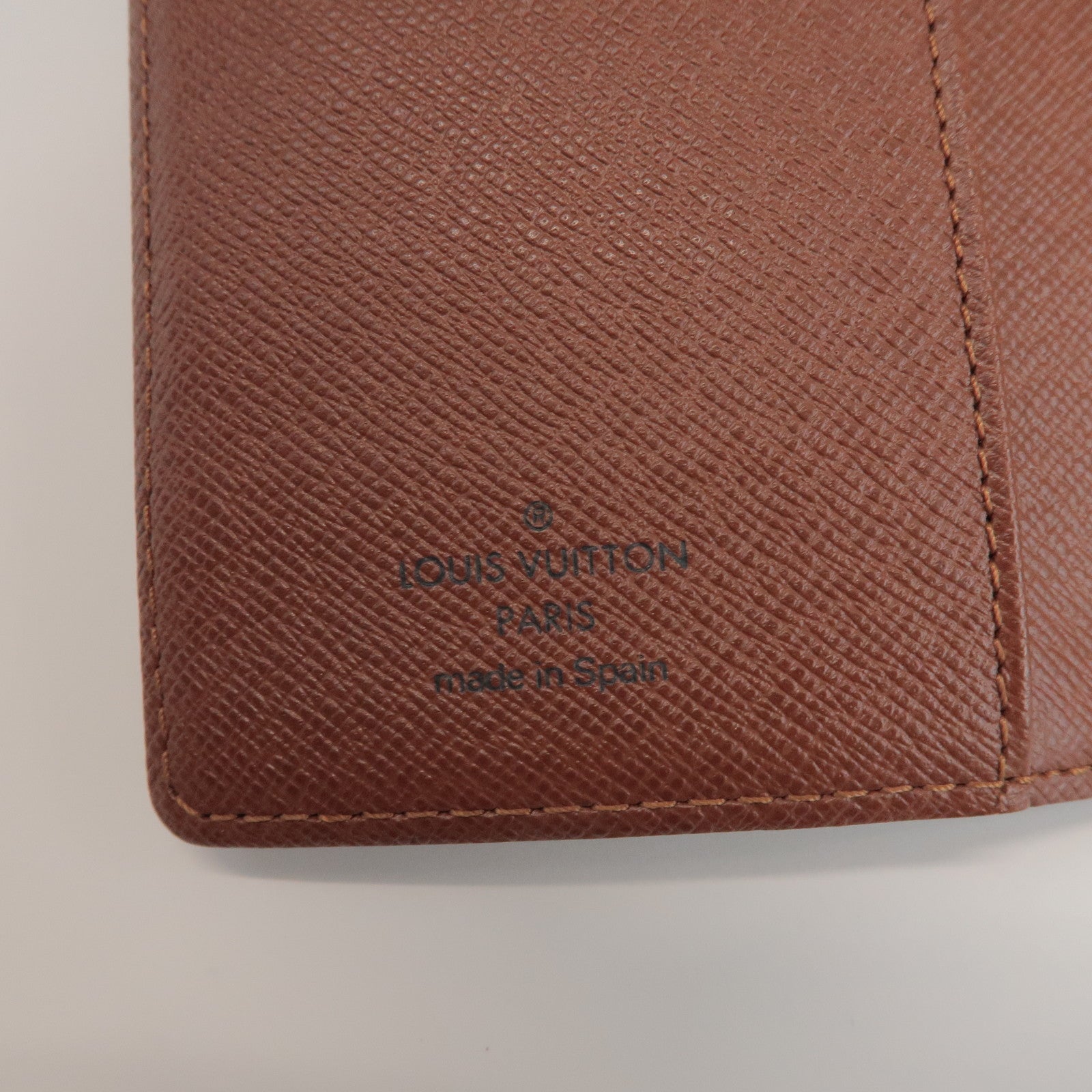 Louis Vuitton Monogram Agenda PM Planner Cover Brown R20005